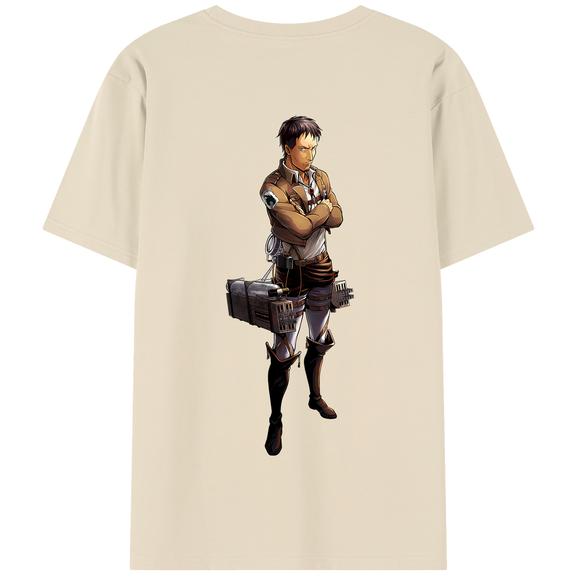 （画像用） 進撃の巨人 Attack on Titan 綿100％半袖Tシャツ（背面プリント）