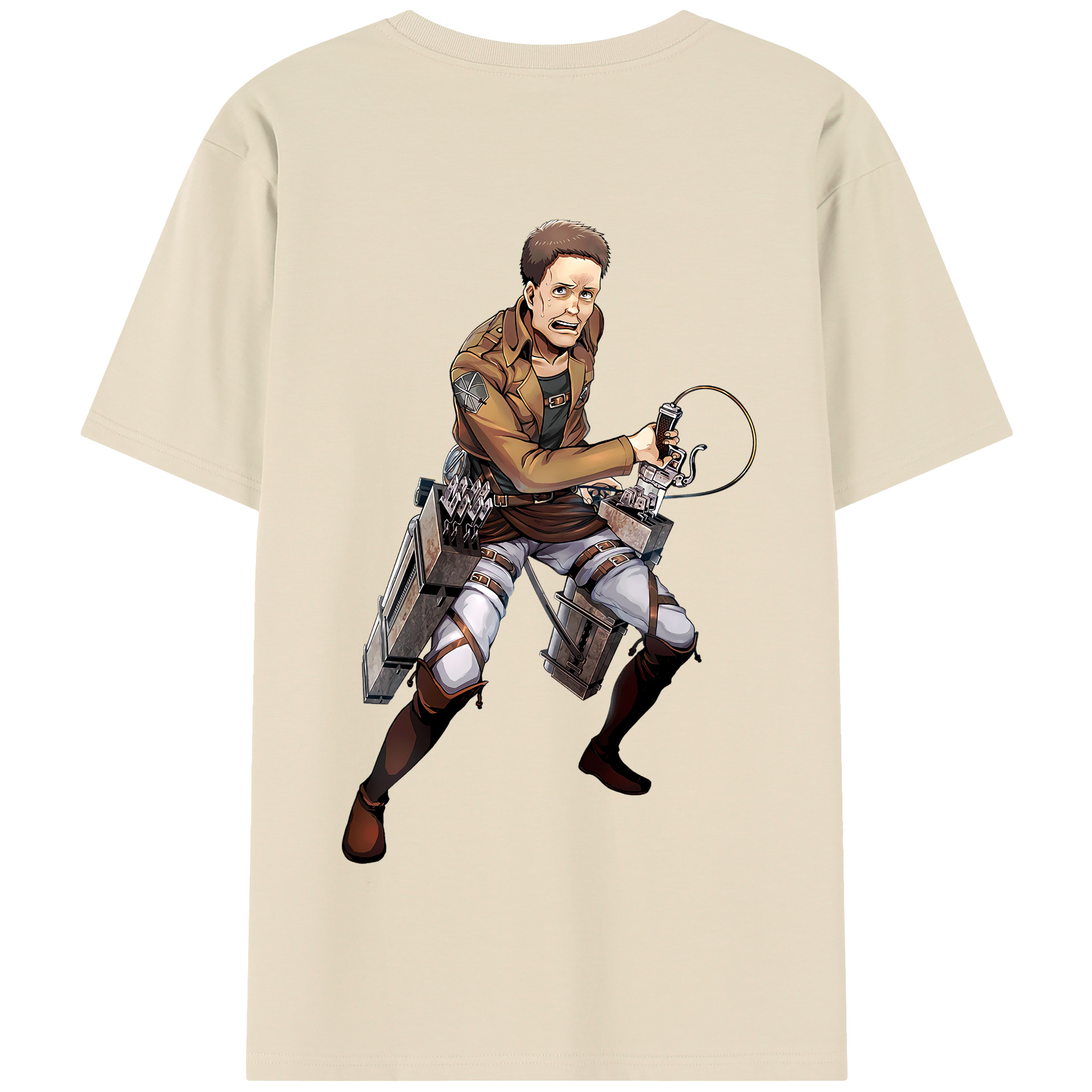 （画像用） 進撃の巨人 Attack on Titan 綿100％半袖Tシャツ（背面プリント）