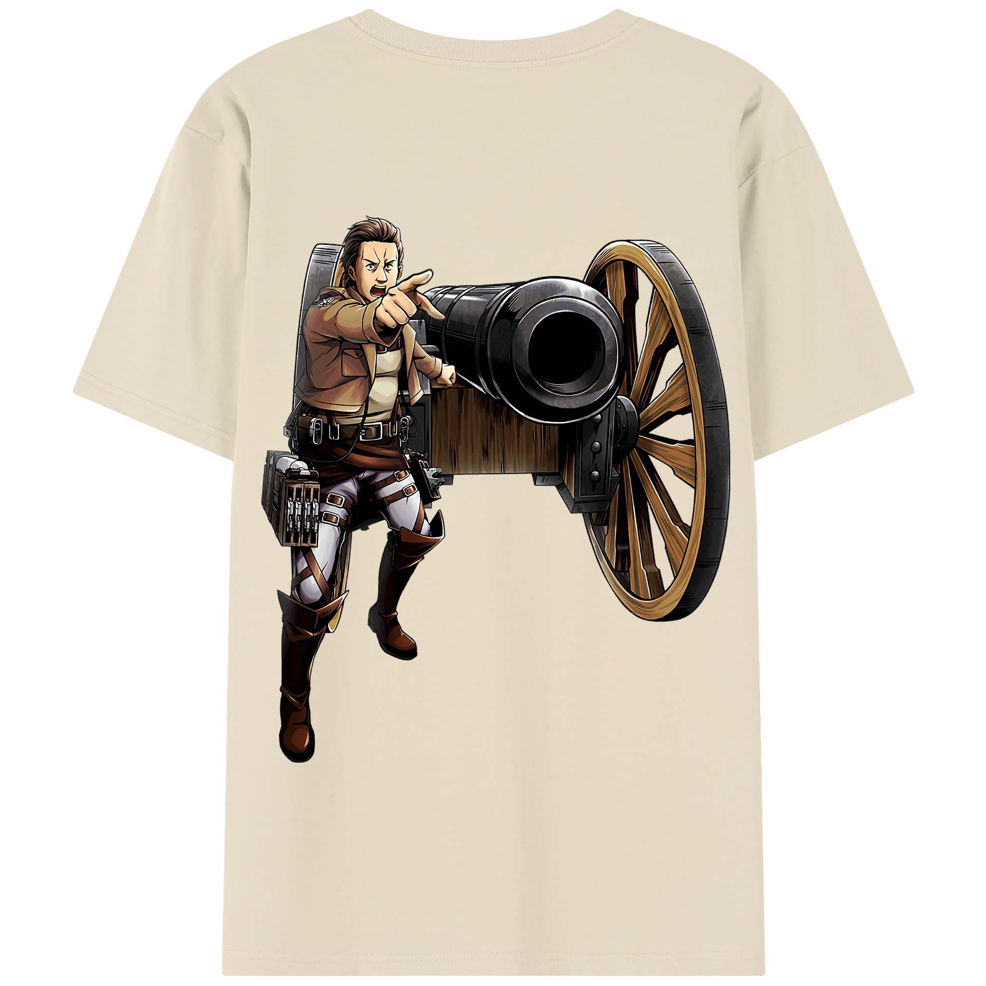 （画像用） 進撃の巨人 Attack on Titan 綿100％半袖Tシャツ（背面プリント）