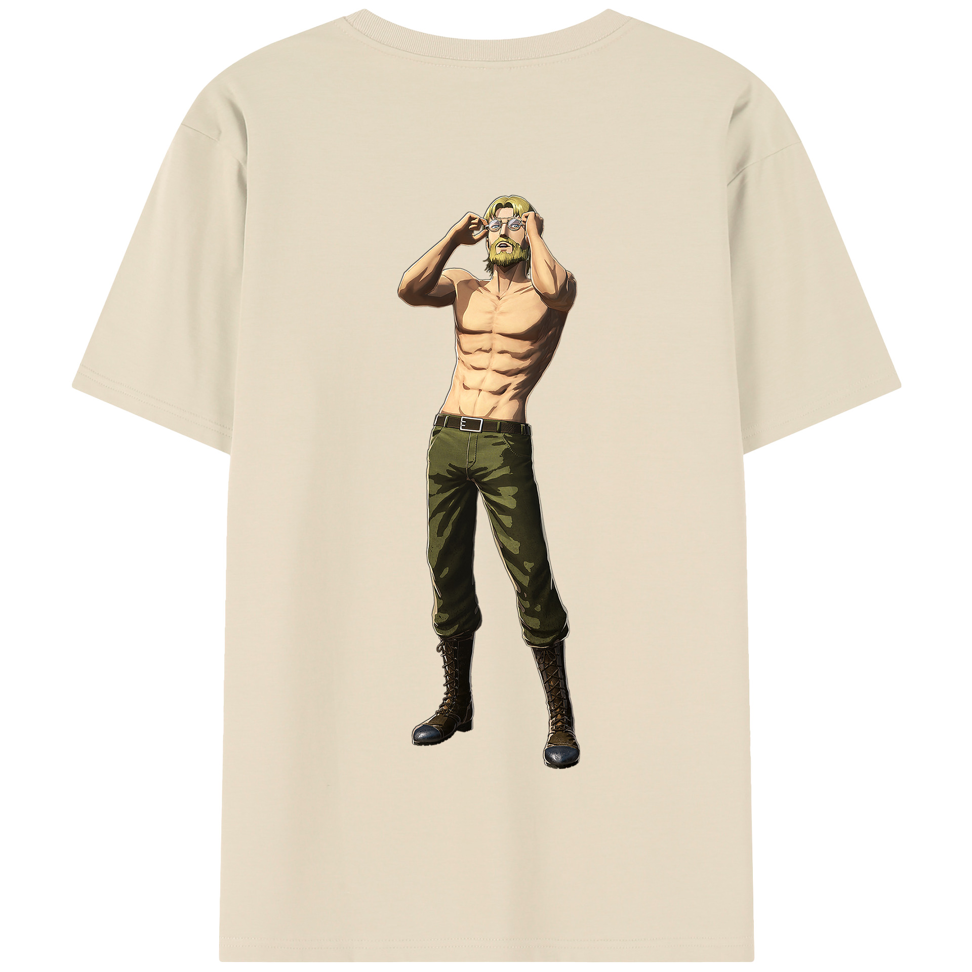 （画像用） 進撃の巨人 Attack on Titan 綿100％半袖Tシャツ（背面プリント）