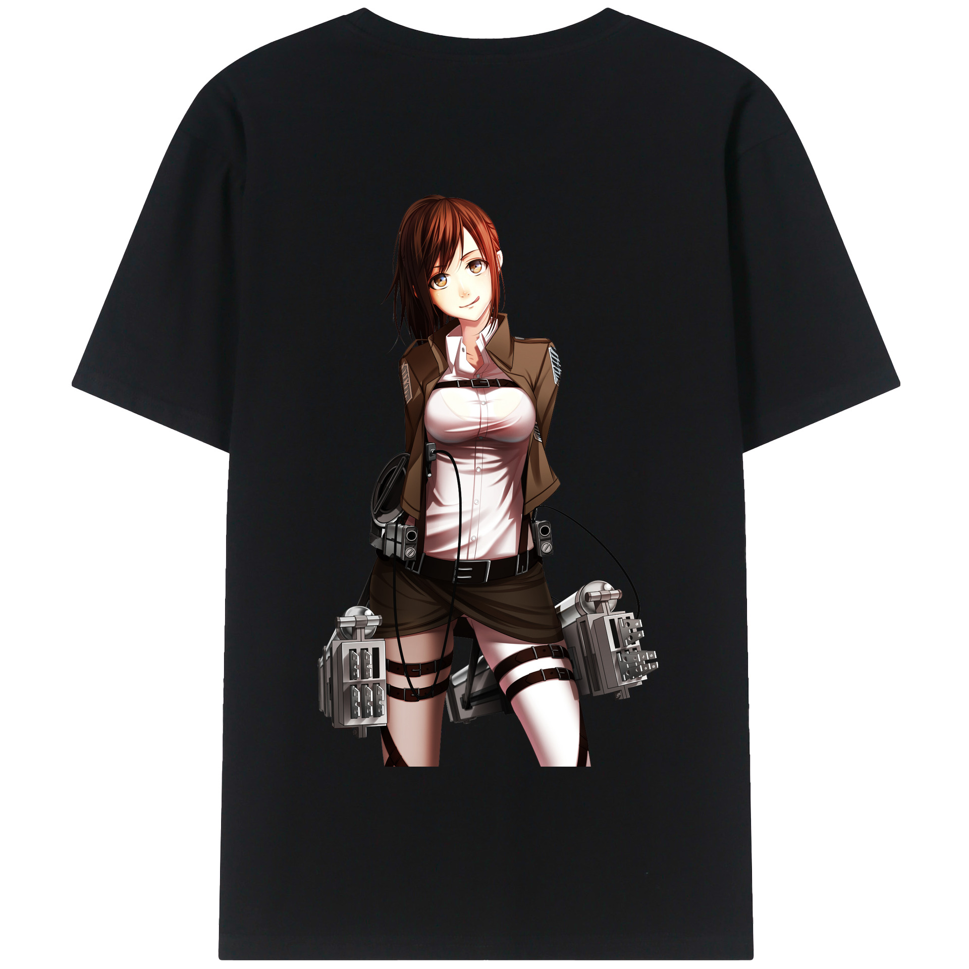 （画像用） 進撃の巨人 サシャ·ブラウス Attack on Titan Sasha Blaus 綿100％半袖Tシャツ（背面プリント）