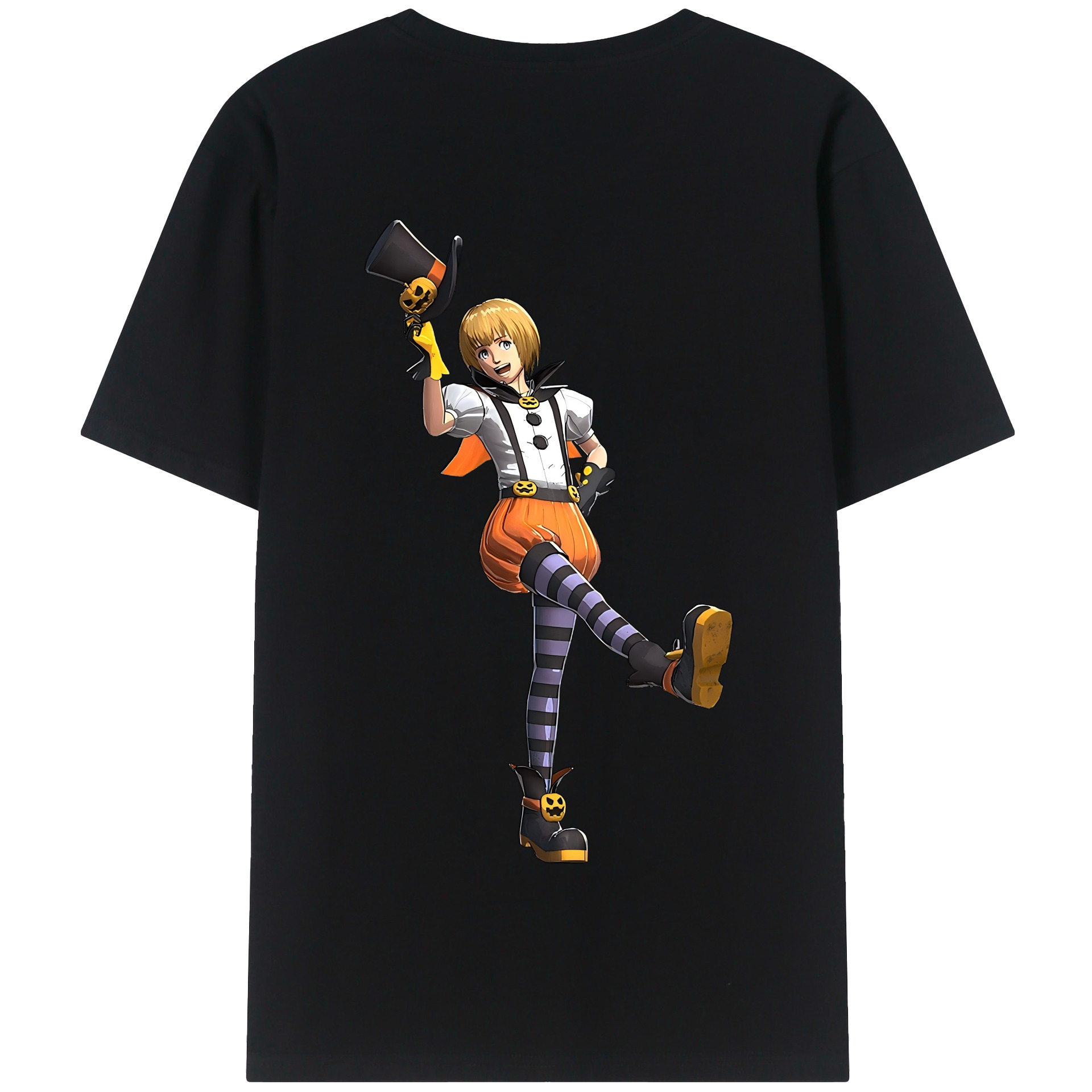 （画像用） 進撃の巨人 アルミン·アルレルト Attack on Titan Armin Arlert 綿100％半袖Tシャツ（背面プリント）