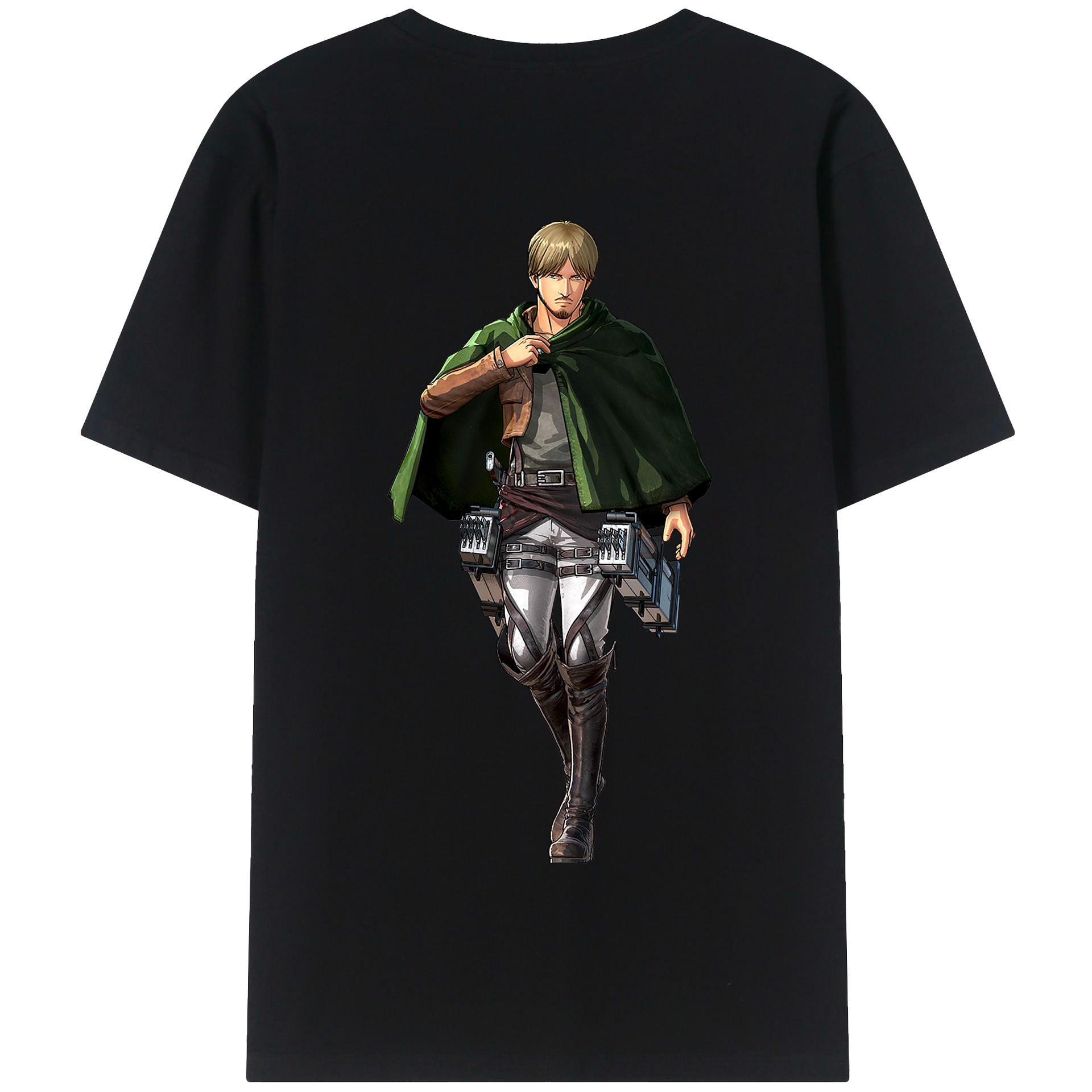 （画像用） 進撃の巨人 ミケ·ザカリアス Attack on Titan Mike Zakarius 綿100％半袖Tシャツ（背面プリント）