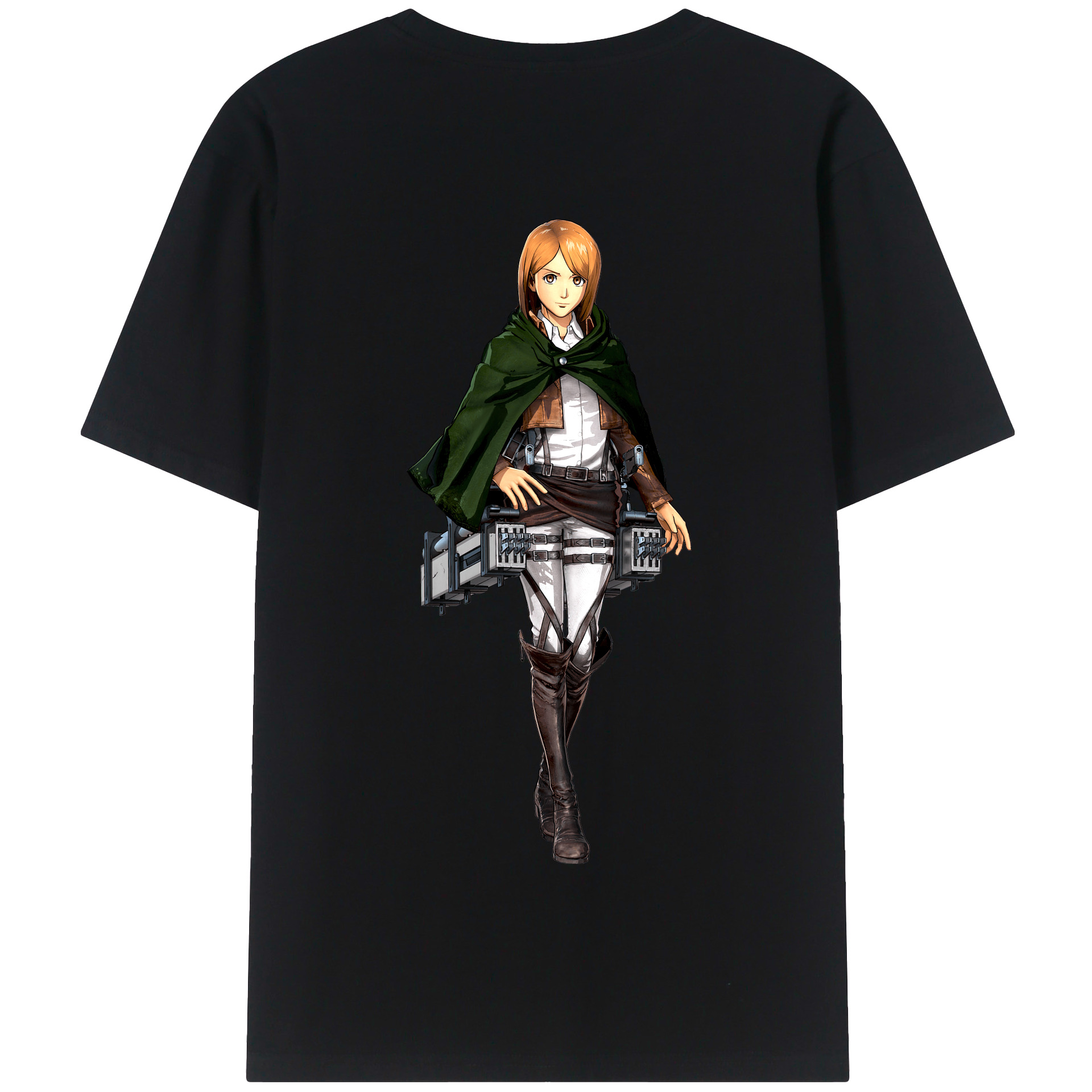（画像用） 進撃の巨人 ペトラ·ラル Attack on Titan Petra Rall 綿100％半袖Tシャツ（背面プリント）
