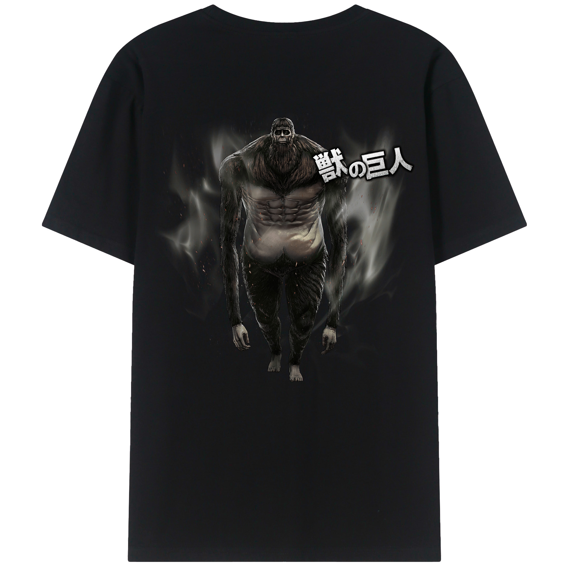 （画像用） 進撃の巨人 Attack on Titan 綿100％半袖Tシャツ（背面プリント）