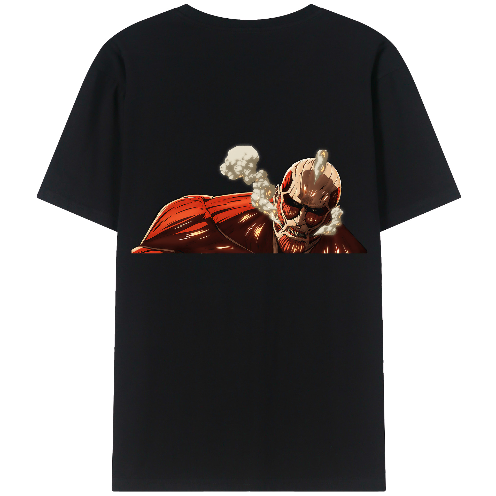 （画像用） 進撃の巨人 Attack on Titan 綿100％半袖Tシャツ（背面プリント）