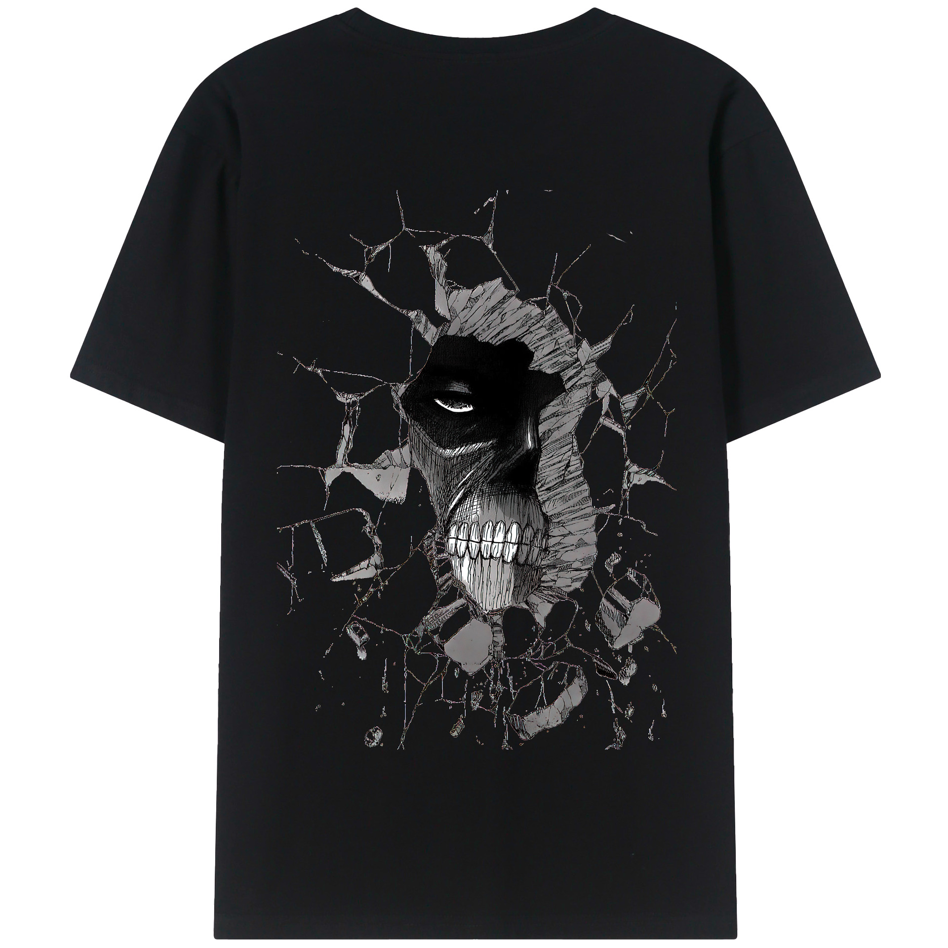 （画像用） 進撃の巨人 Attack on Titan 綿100％半袖Tシャツ（背面プリント）