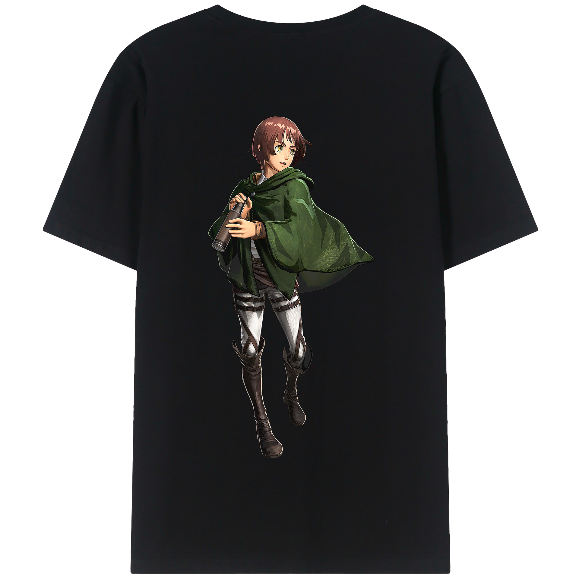 （画像用） 進撃の巨人 Attack on Titan 綿100％半袖Tシャツ（背面プリント）