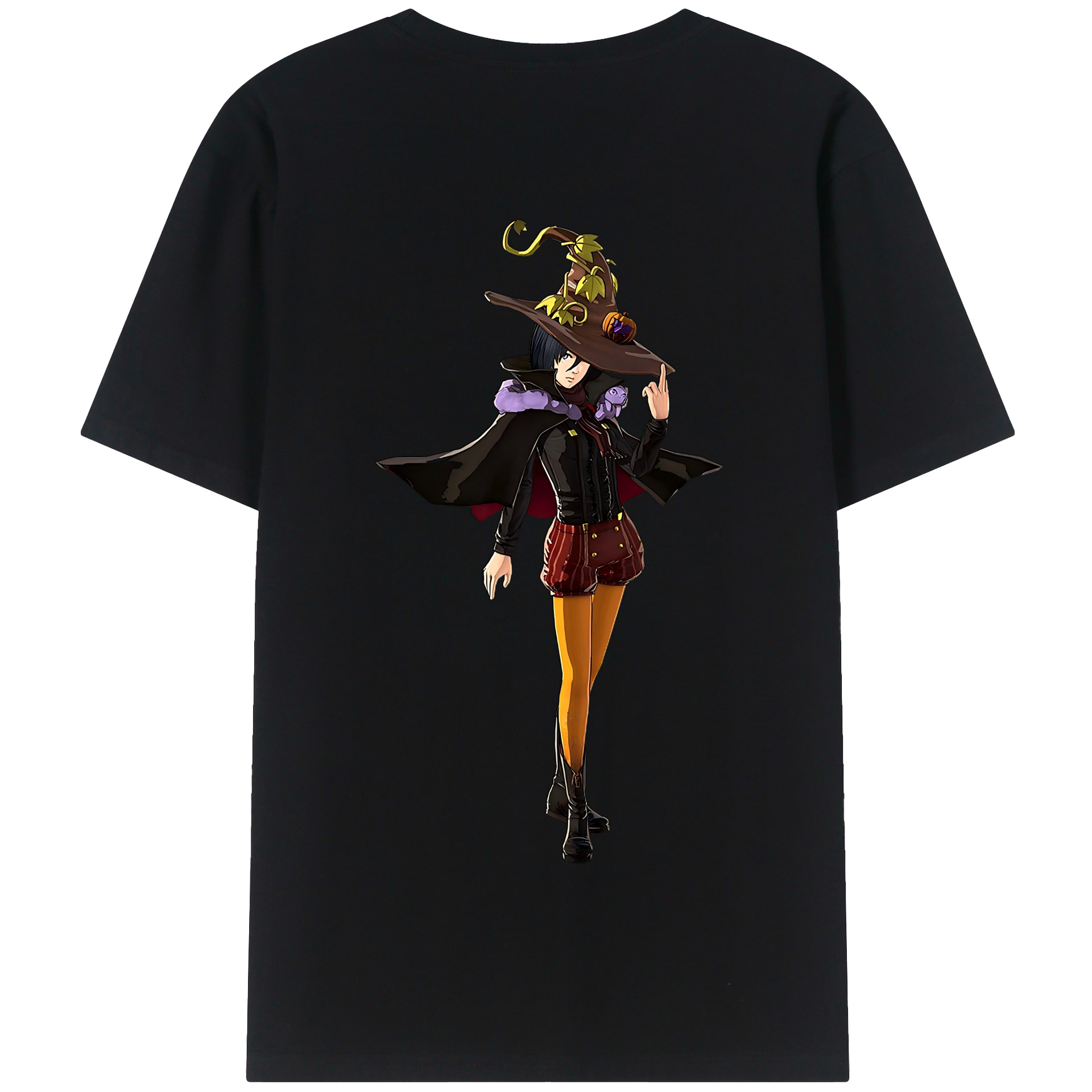 （画像用） 進撃の巨人 ミカサ·アッカーマン Attack on Titan Mikasa Ackerman 綿100％半袖Tシャツ（背面プリント）