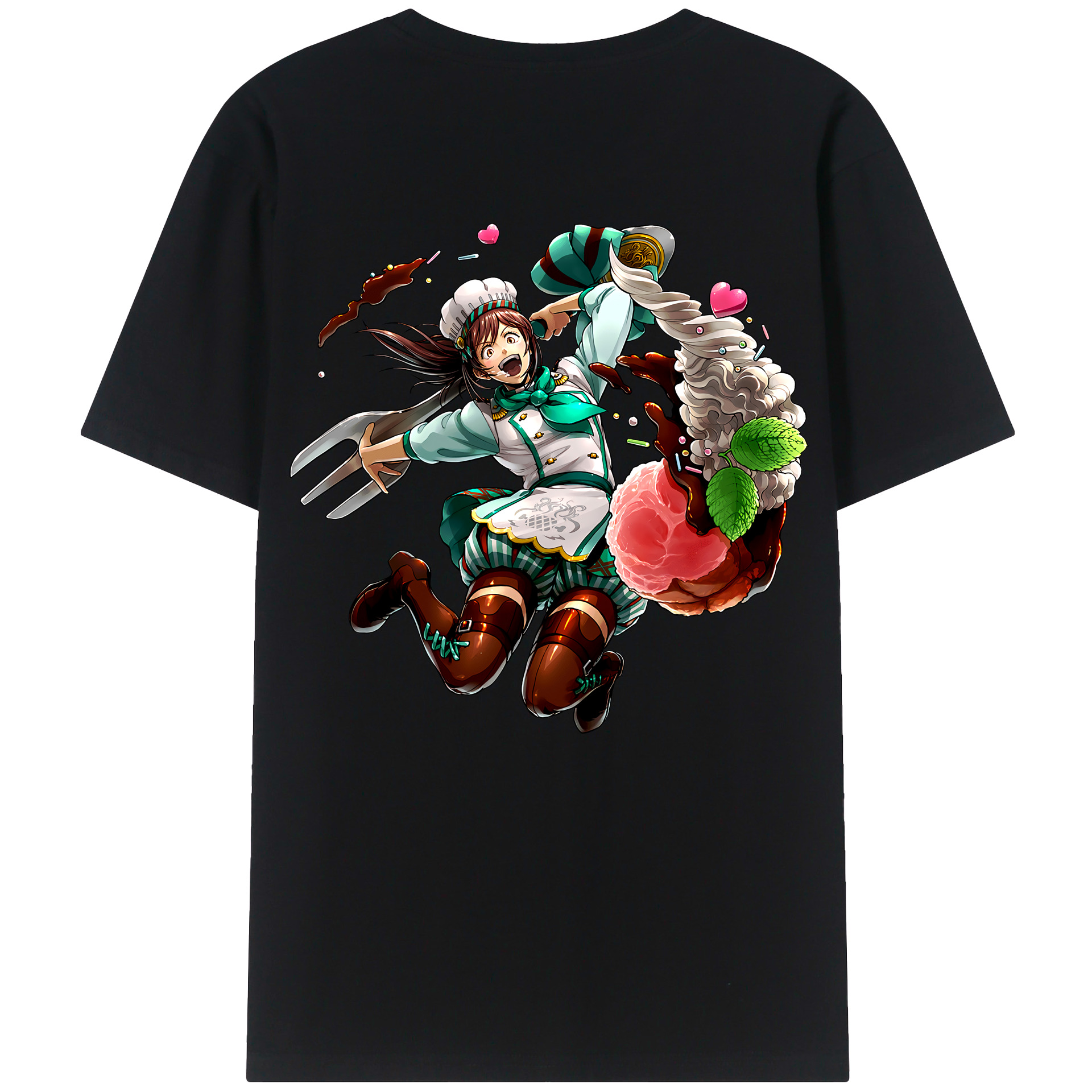 （画像用） 進撃の巨人 サシャ·ブラウス Attack on Titan Sasha Blaus 綿100％半袖Tシャツ（背面プリント）