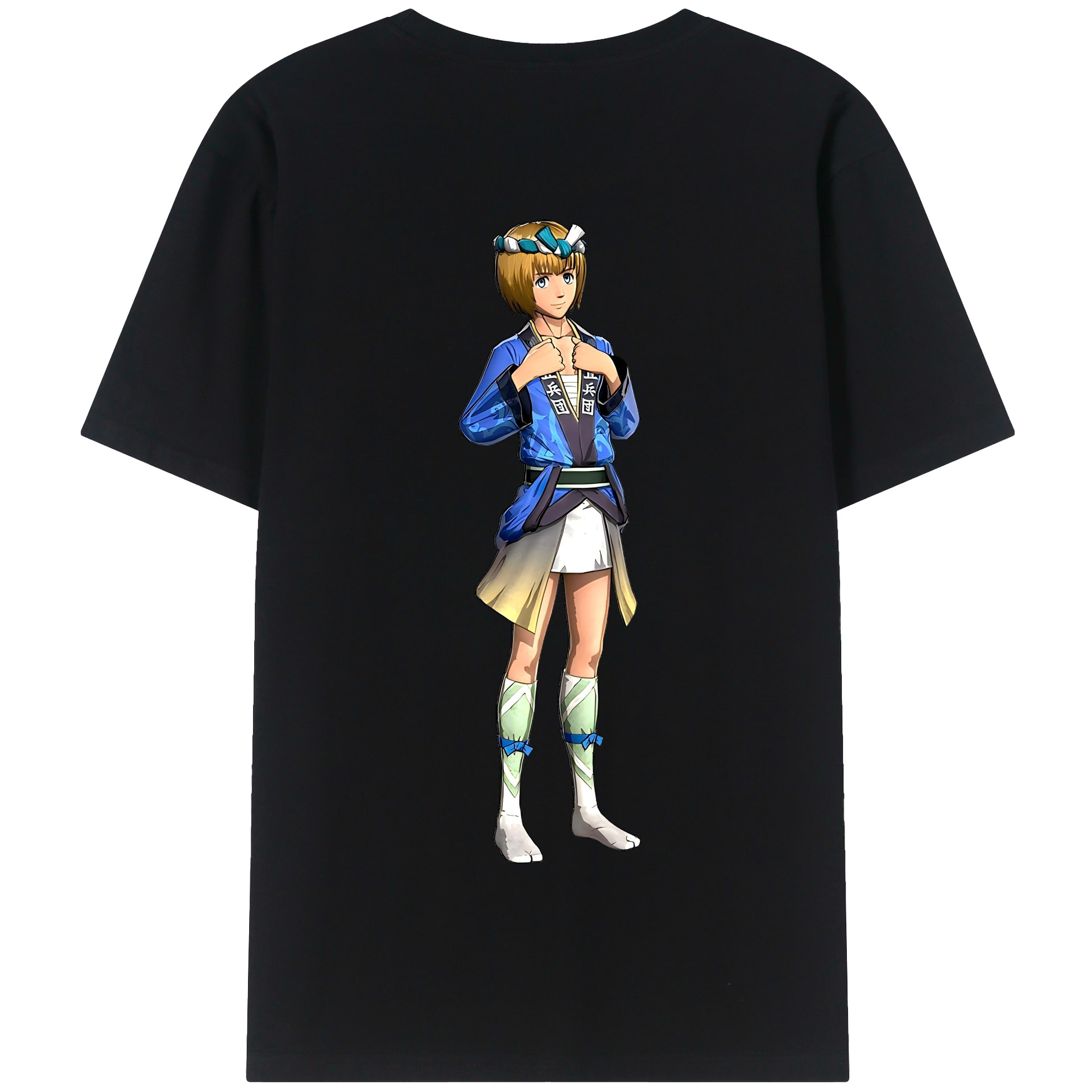 （画像用） 進撃の巨人 アルミン·アルレルト Attack on Titan Armin Arlert 綿100％半袖Tシャツ（背面プリント）