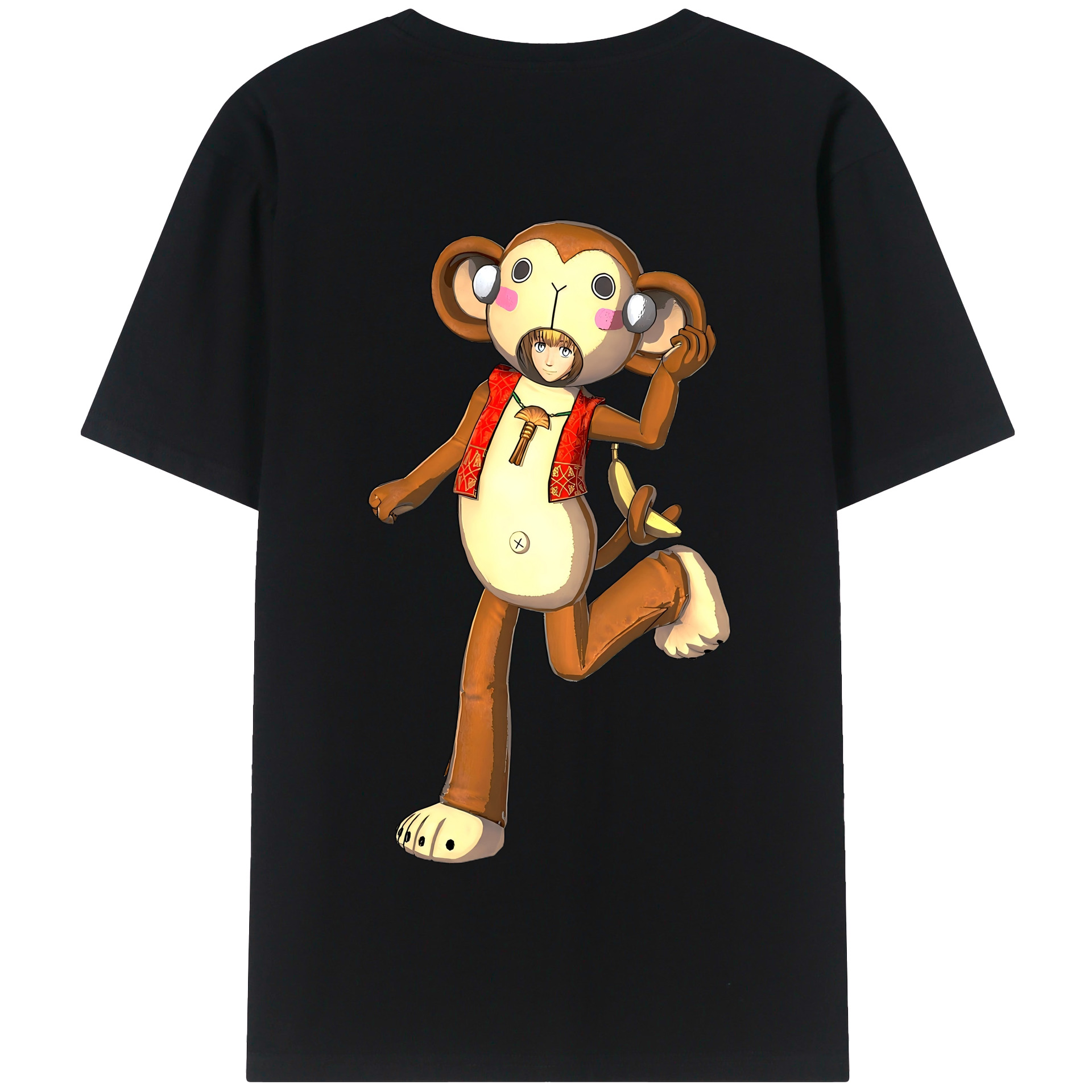 （画像用） 進撃の巨人 アルミン·アルレルト Attack on Titan Armin Arlert 綿100％半袖Tシャツ（背面プリント）