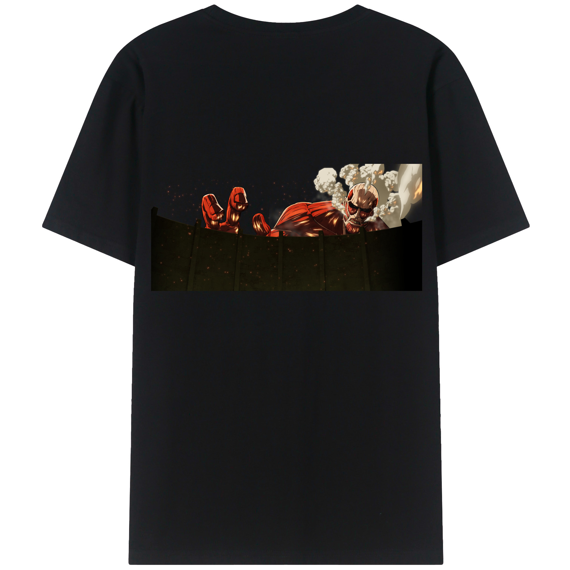 （画像用） 進撃の巨人 Attack on Titan 綿100％半袖Tシャツ（背面プリント）