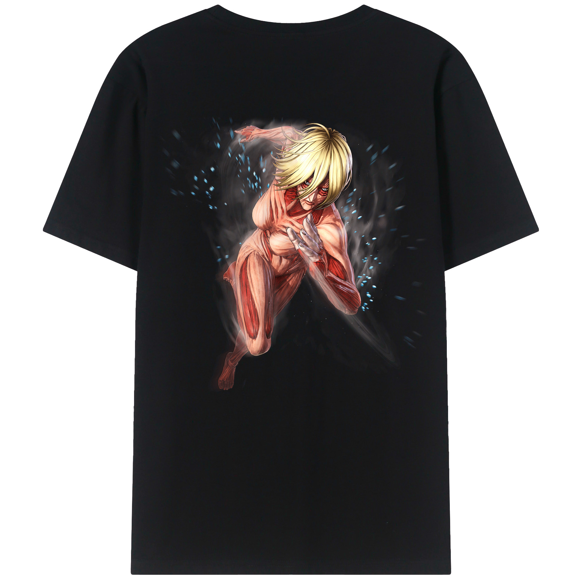 （画像用） 進撃の巨人 Attack on Titan 綿100％半袖Tシャツ（背面プリント）