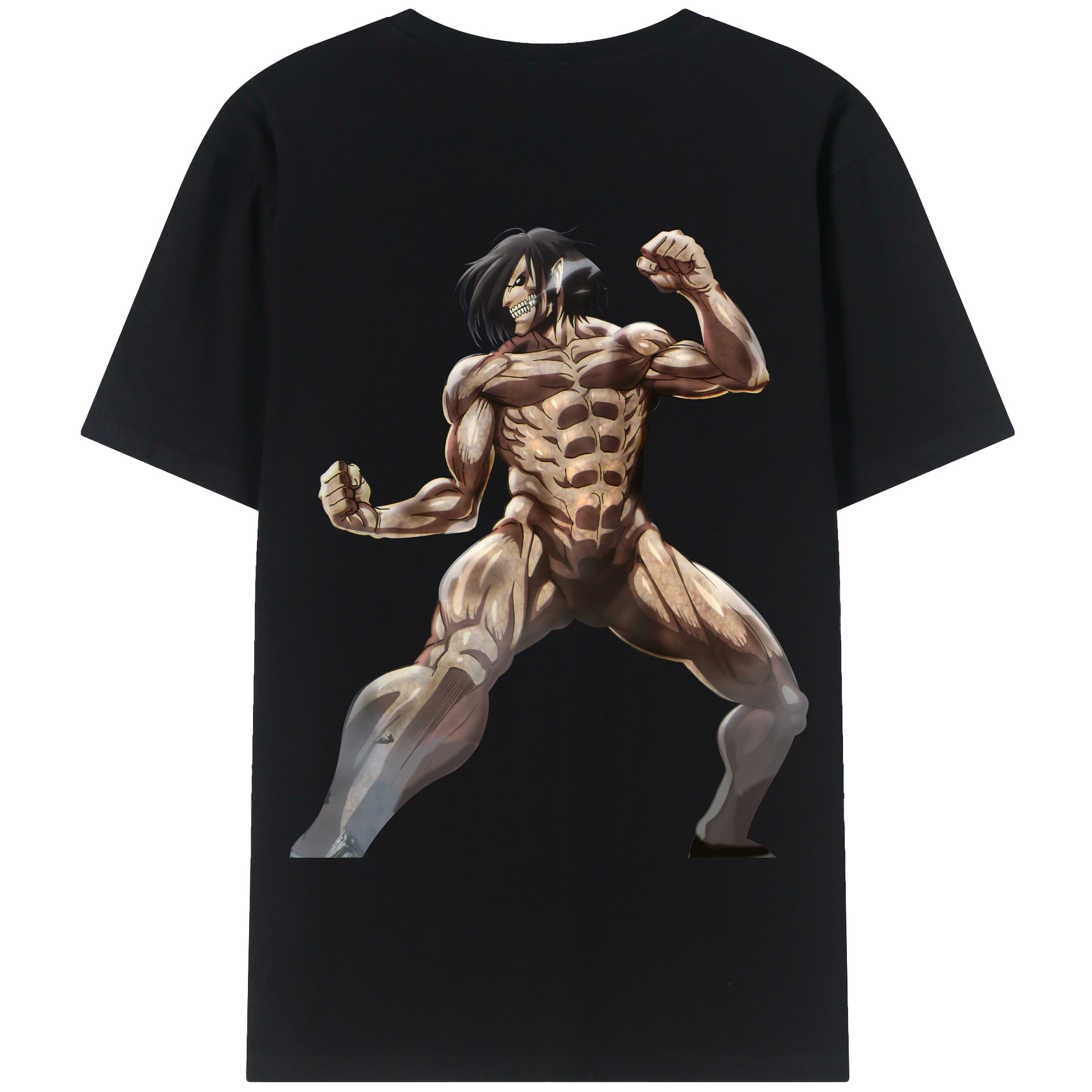 （画像用） 進撃の巨人 Attack on Titan 綿100％半袖Tシャツ（背面プリント）