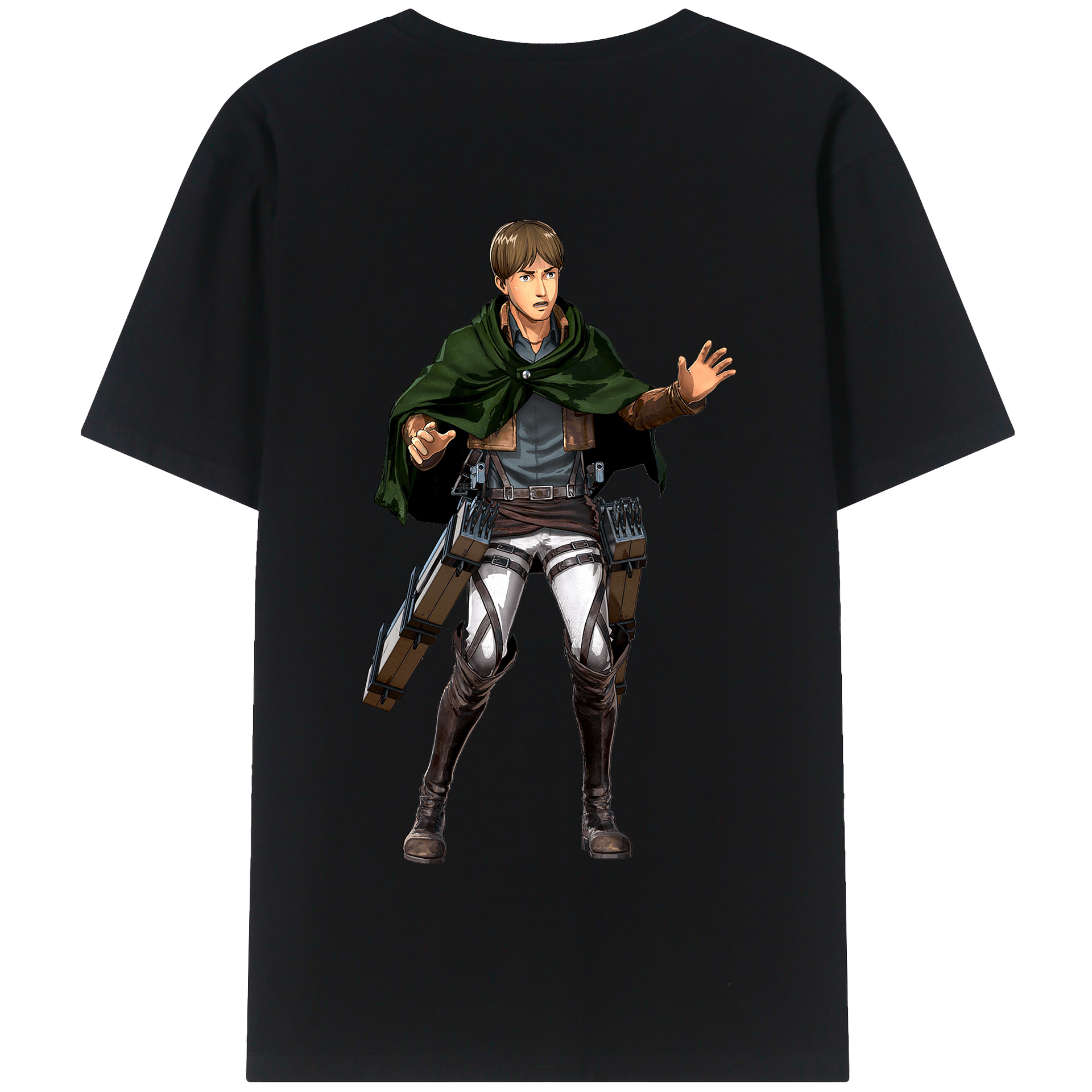 （画像用） 進撃の巨人 Attack on Titan 綿100％半袖Tシャツ（背面プリント）