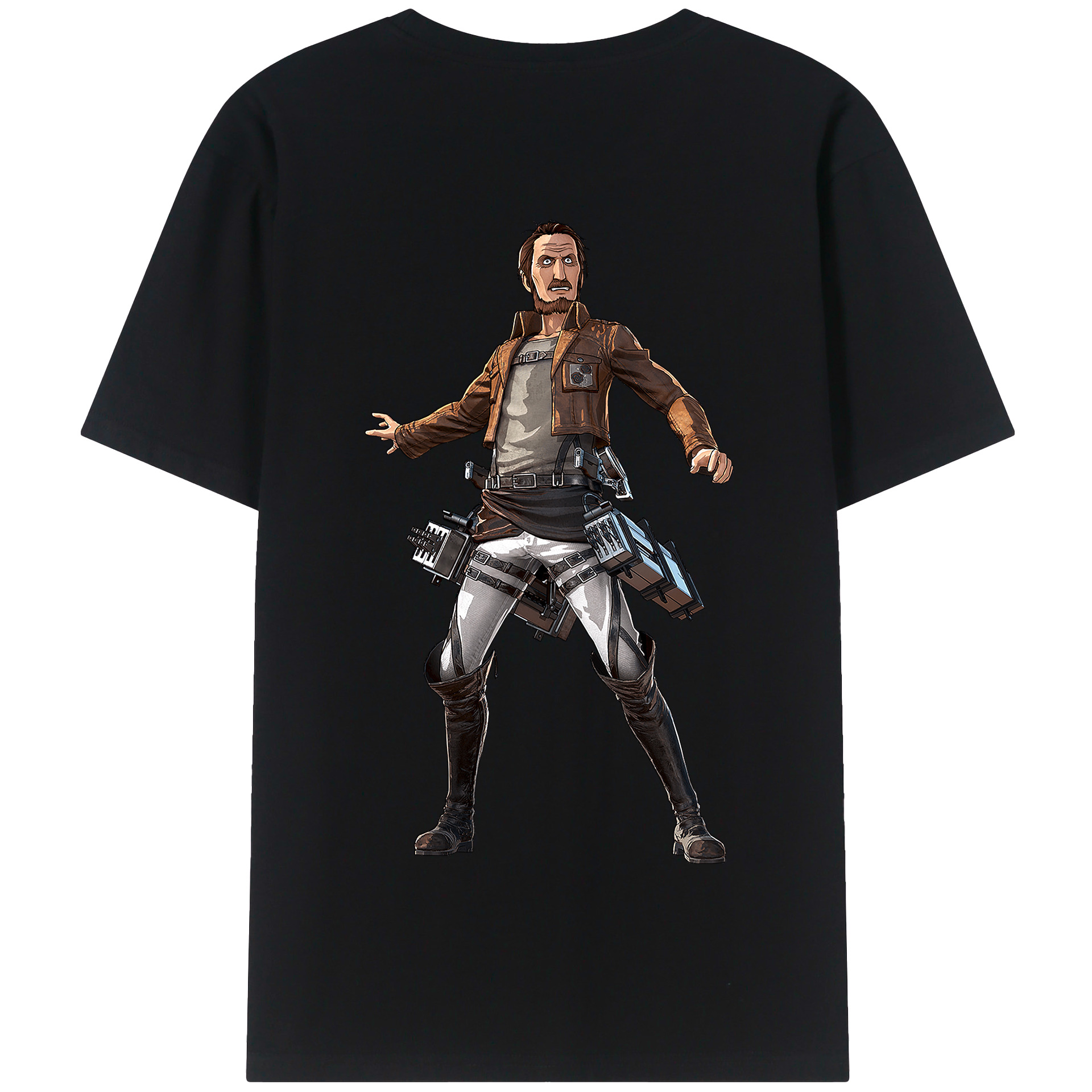 （画像用） 進撃の巨人 Attack on Titan 綿100％半袖Tシャツ（背面プリント）