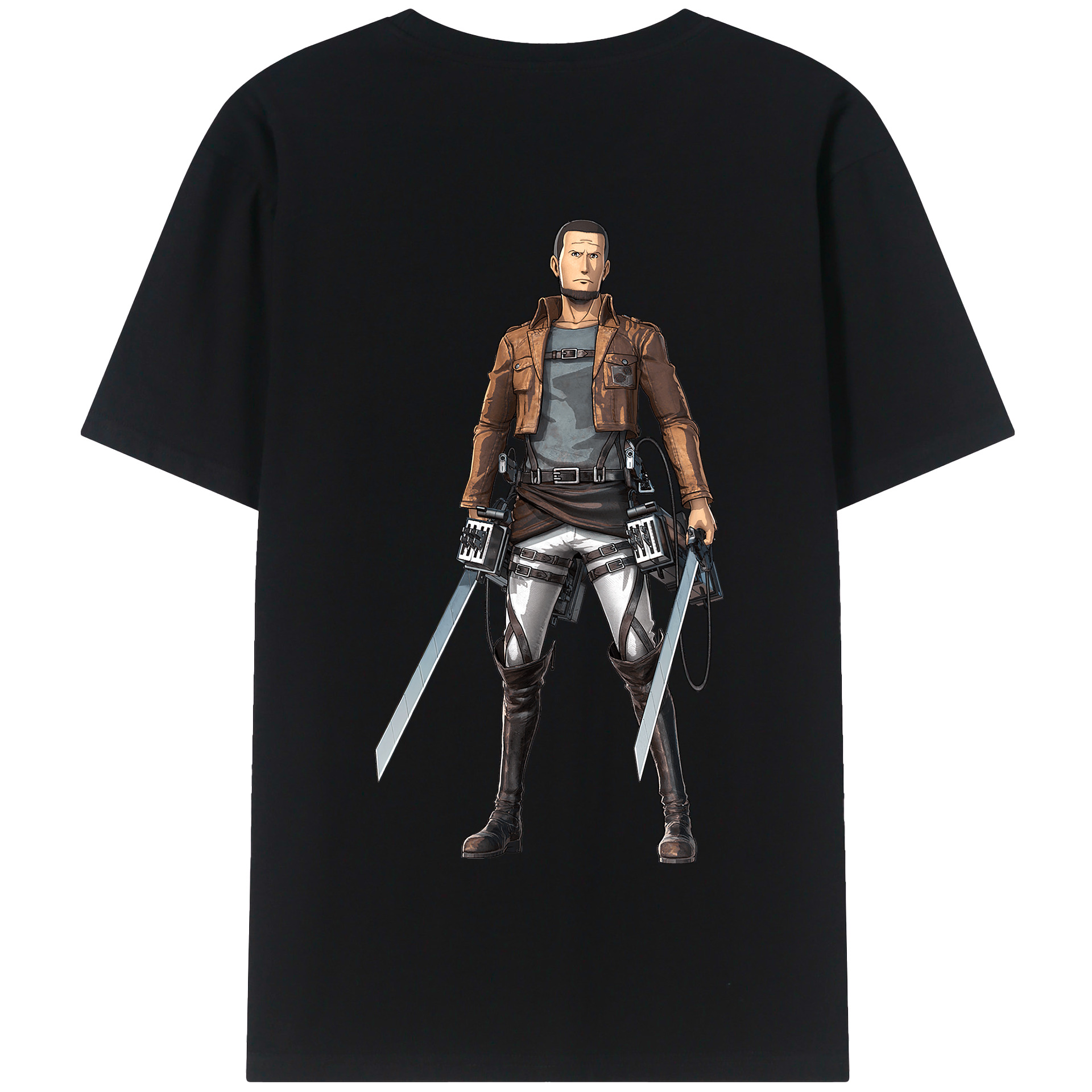 （画像用） 進撃の巨人 Attack on Titan 綿100％半袖Tシャツ（背面プリント）