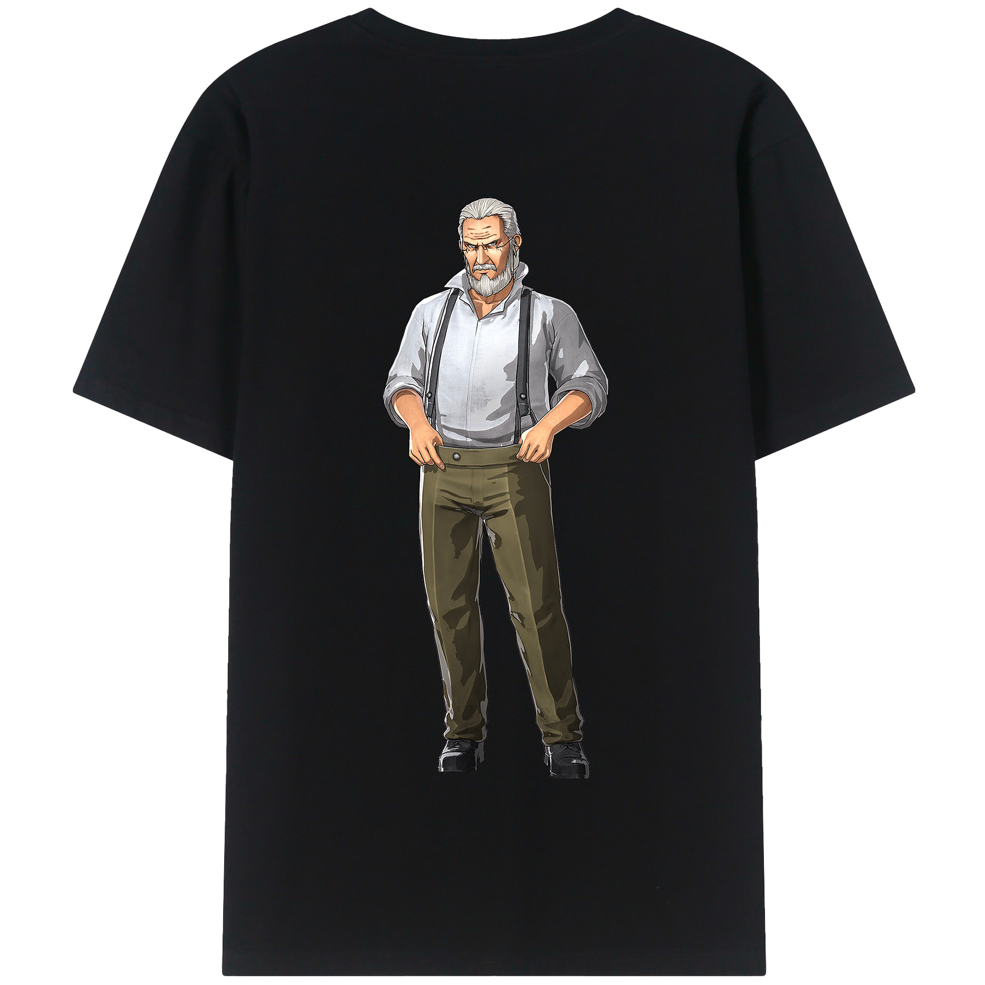 （画像用） 進撃の巨人 Attack on Titan 綿100％半袖Tシャツ（背面プリント）