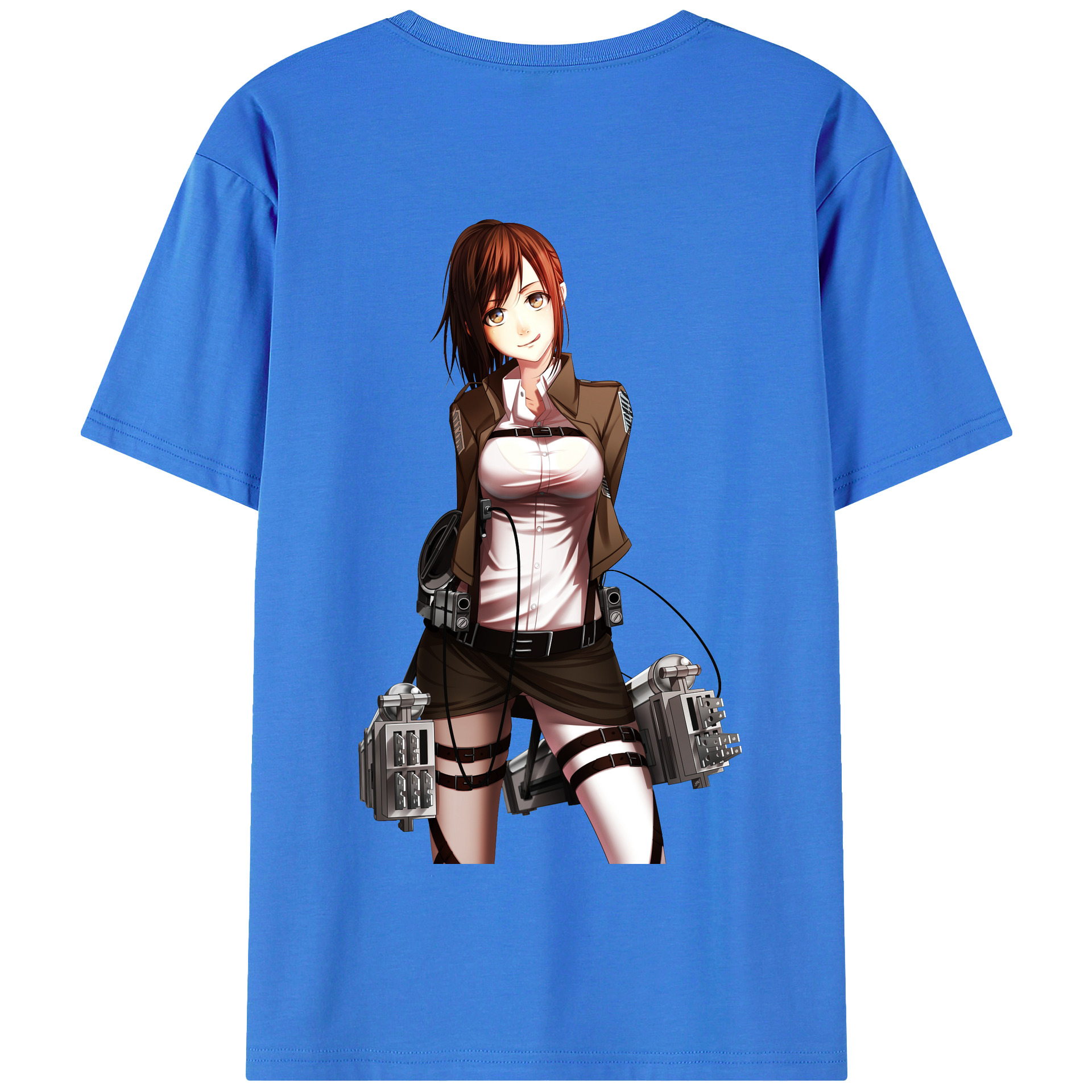 （画像用） 進撃の巨人 サシャ·ブラウス Attack on Titan Sasha Blaus 綿100％半袖Tシャツ（背面プリント）