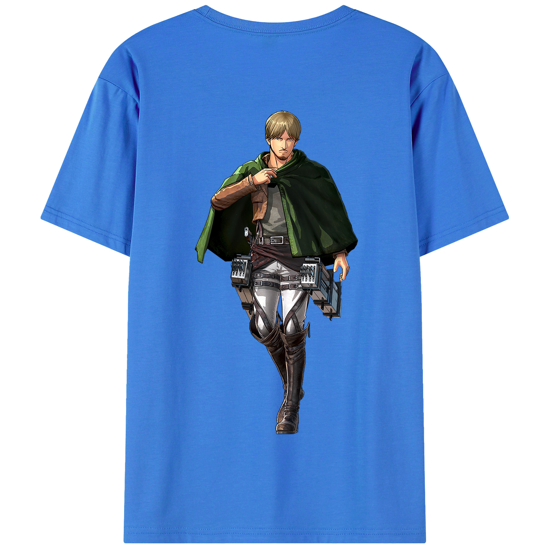 （画像用） 進撃の巨人 ミケ·ザカリアス Attack on Titan Mike Zakarius 綿100％半袖Tシャツ（背面プリント）