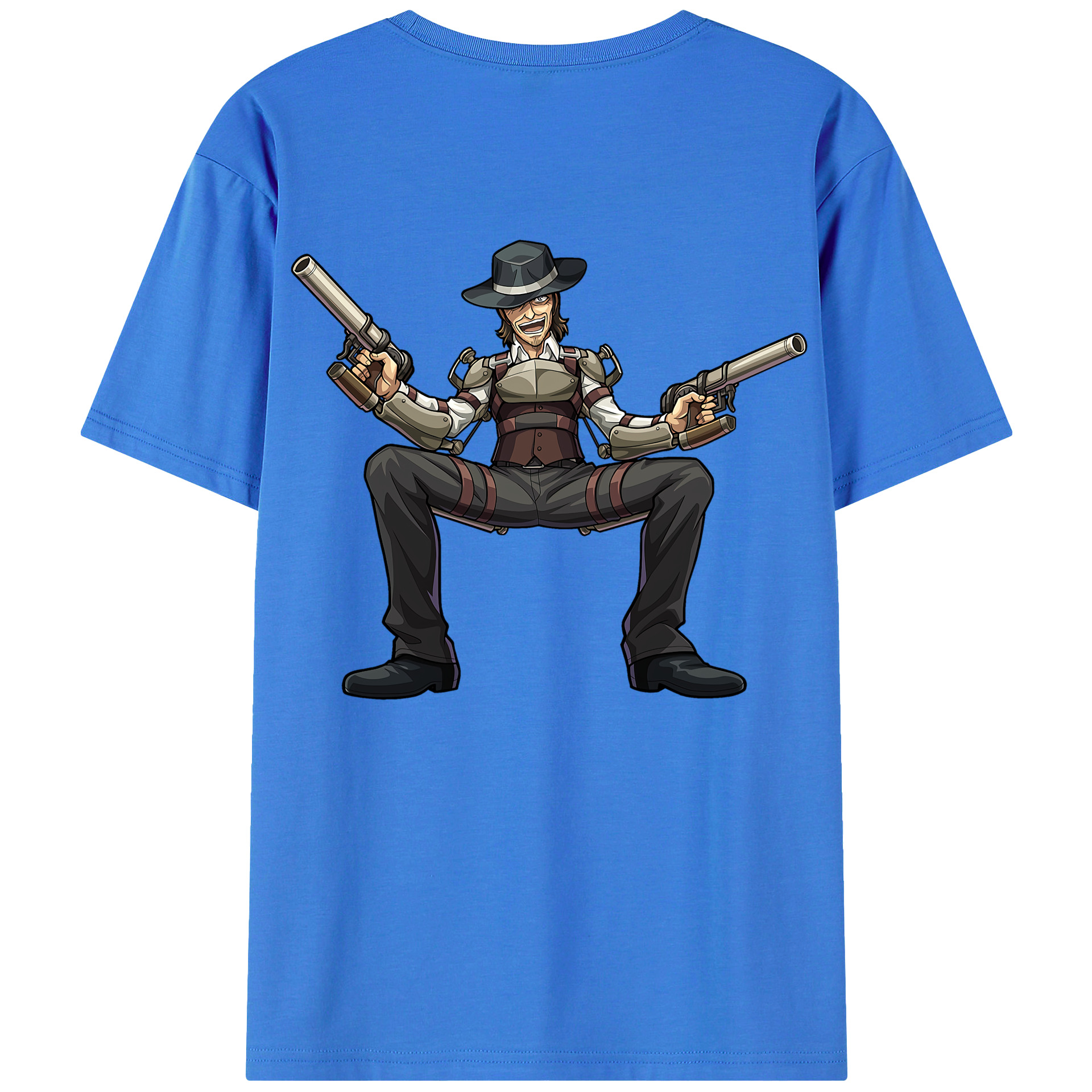 （画像用） 進撃の巨人 ケニー·アッカーマン Attack on Titan Kenny Ackerman 綿100％半袖Tシャツ（背面プリント）