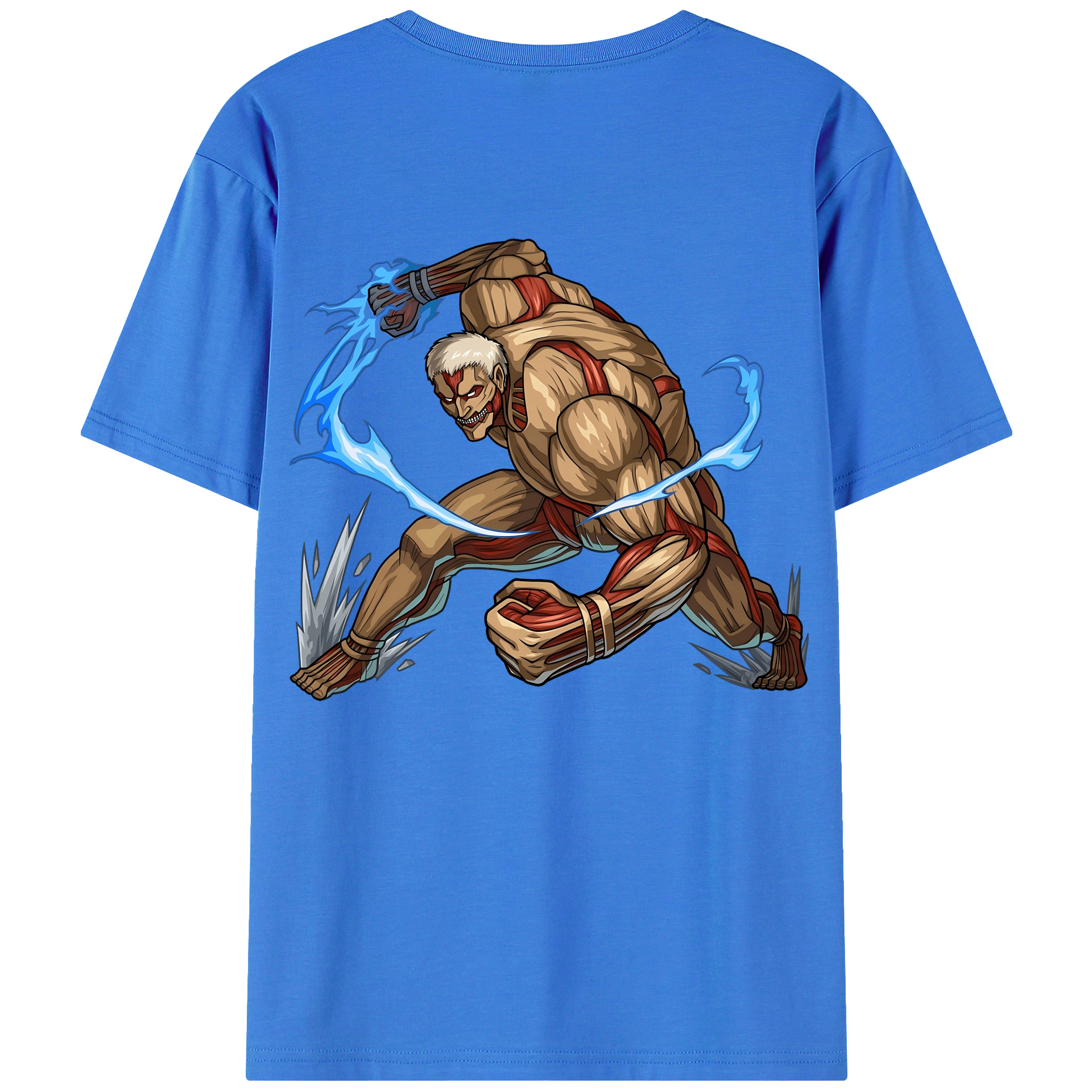 （画像用） 進撃の巨人 Attack on Titan 綿100％半袖Tシャツ（背面プリント）