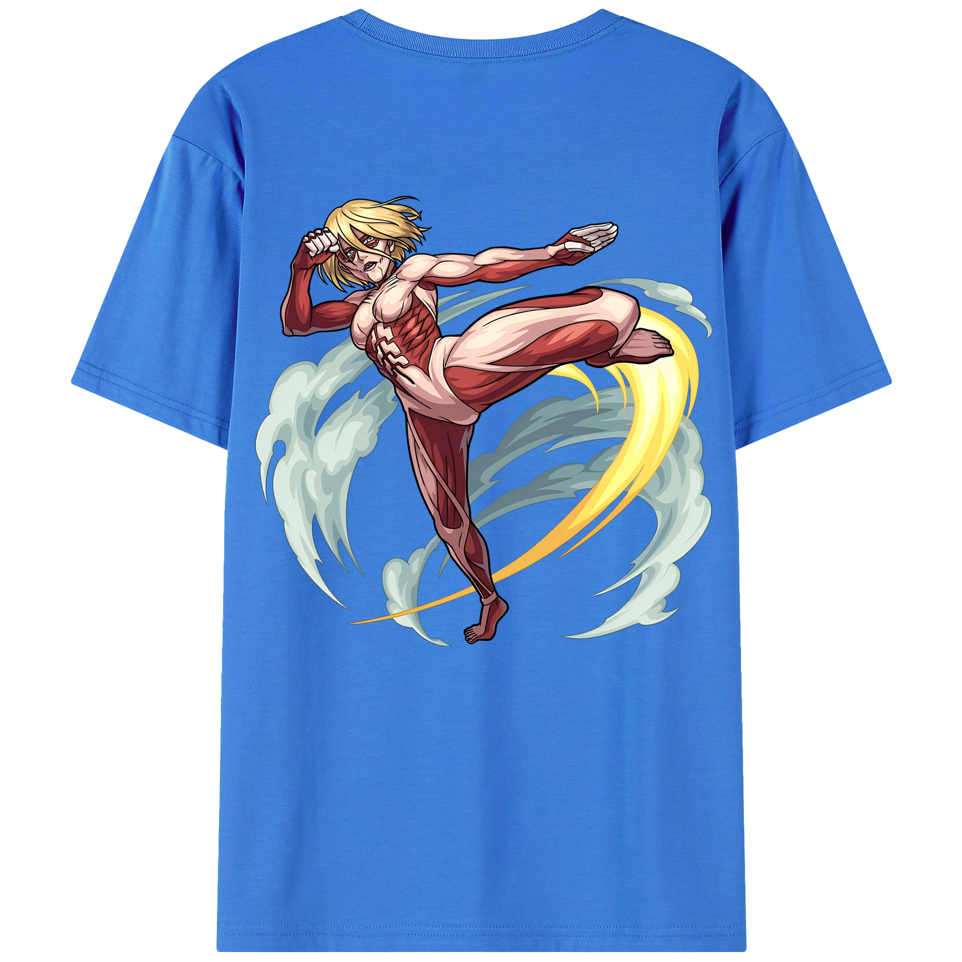 （画像用） 進撃の巨人 Attack on Titan 綿100％半袖Tシャツ（背面プリント）