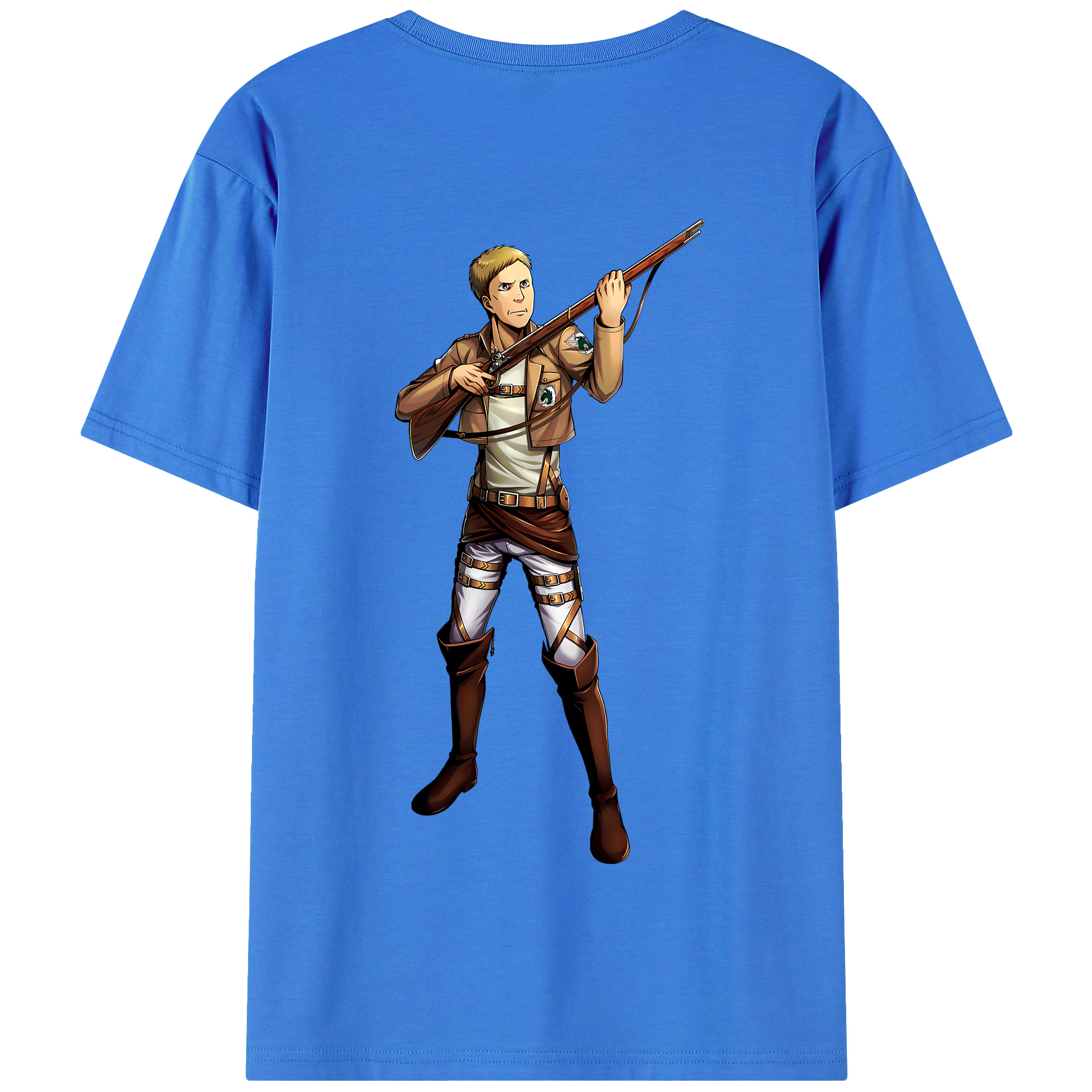 （画像用） 進撃の巨人 Attack on Titan 綿100％半袖Tシャツ（背面プリント）