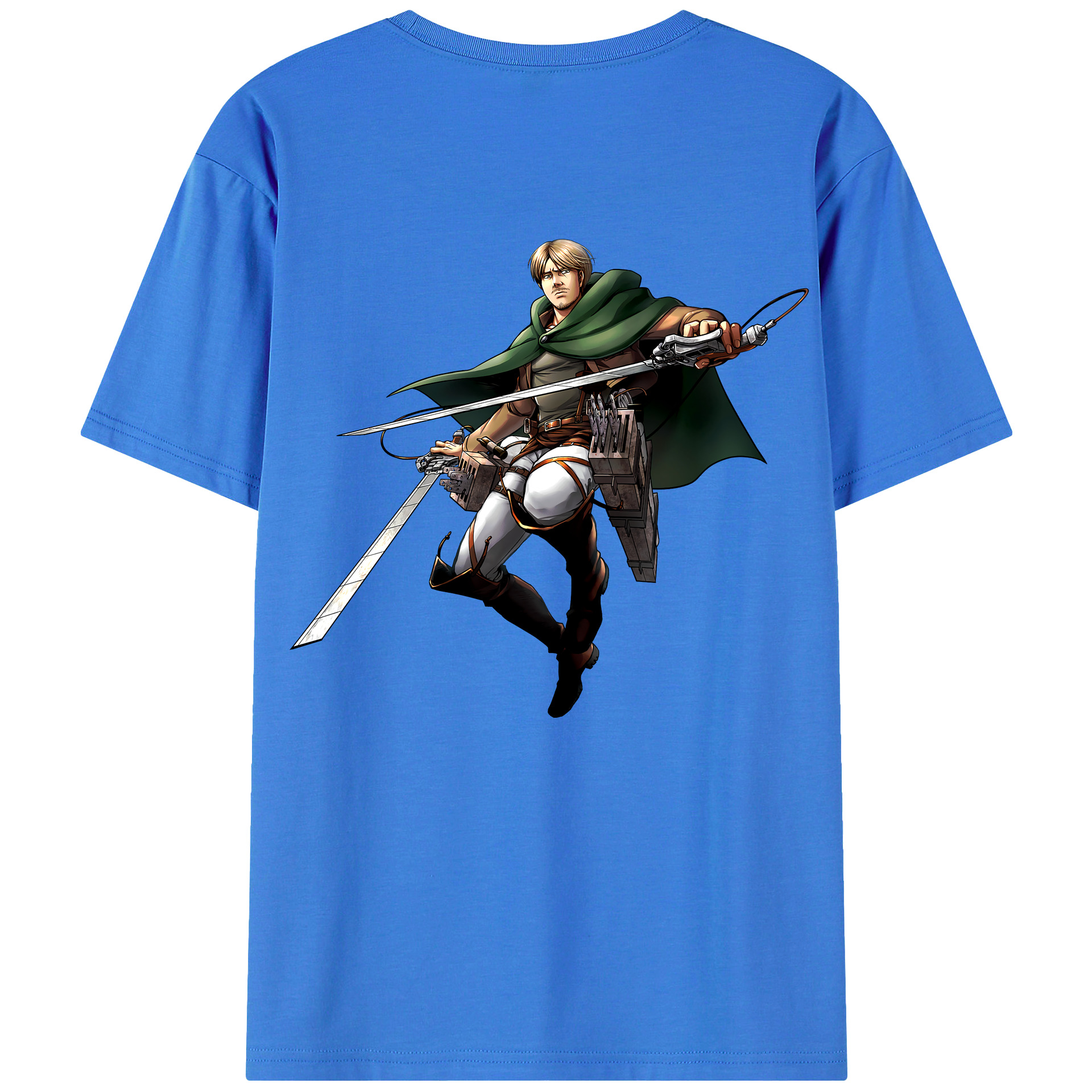 （画像用） 進撃の巨人 Attack on Titan 綿100％半袖Tシャツ（背面プリント）