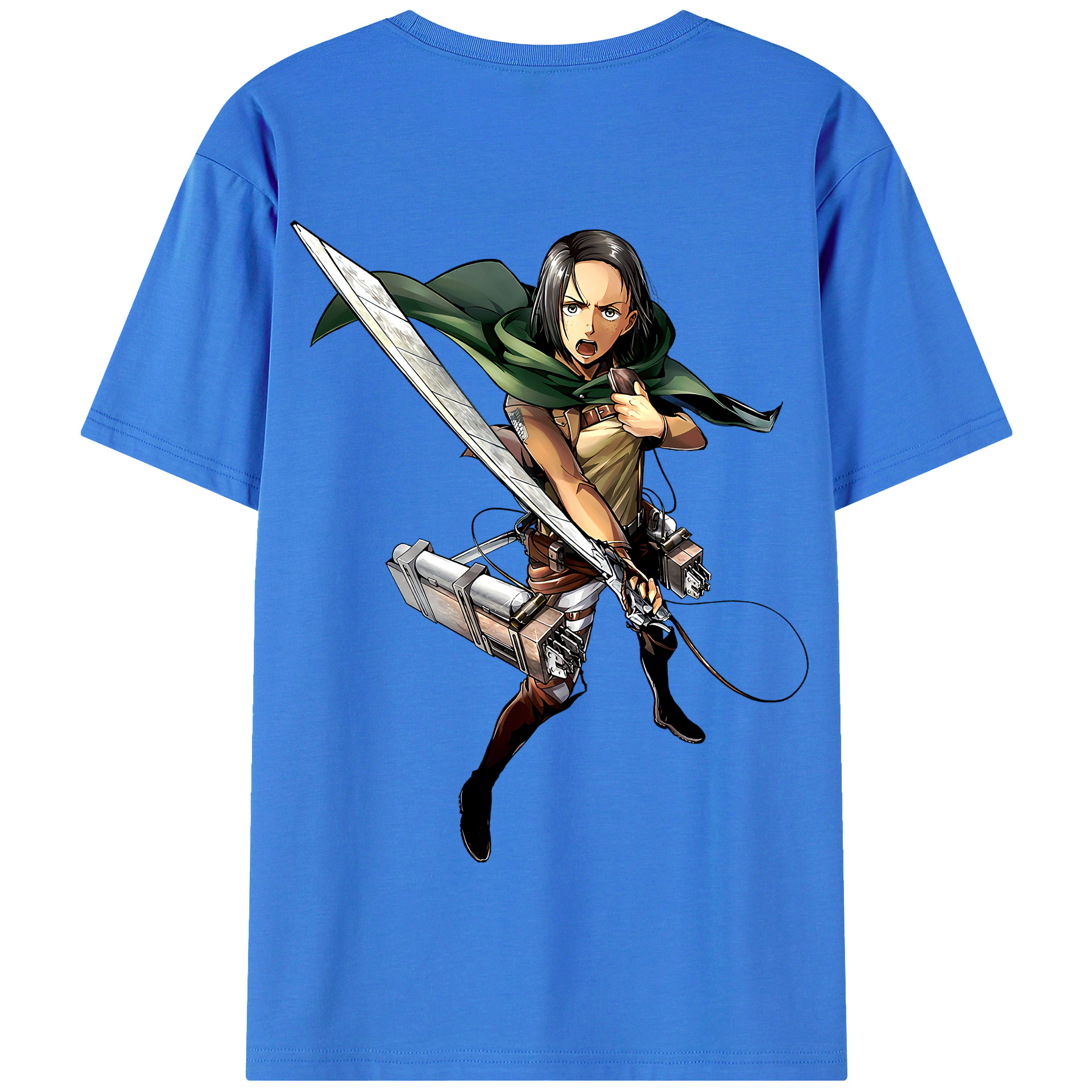 （画像用） 進撃の巨人 Attack on Titan 綿100％半袖Tシャツ（背面プリント）