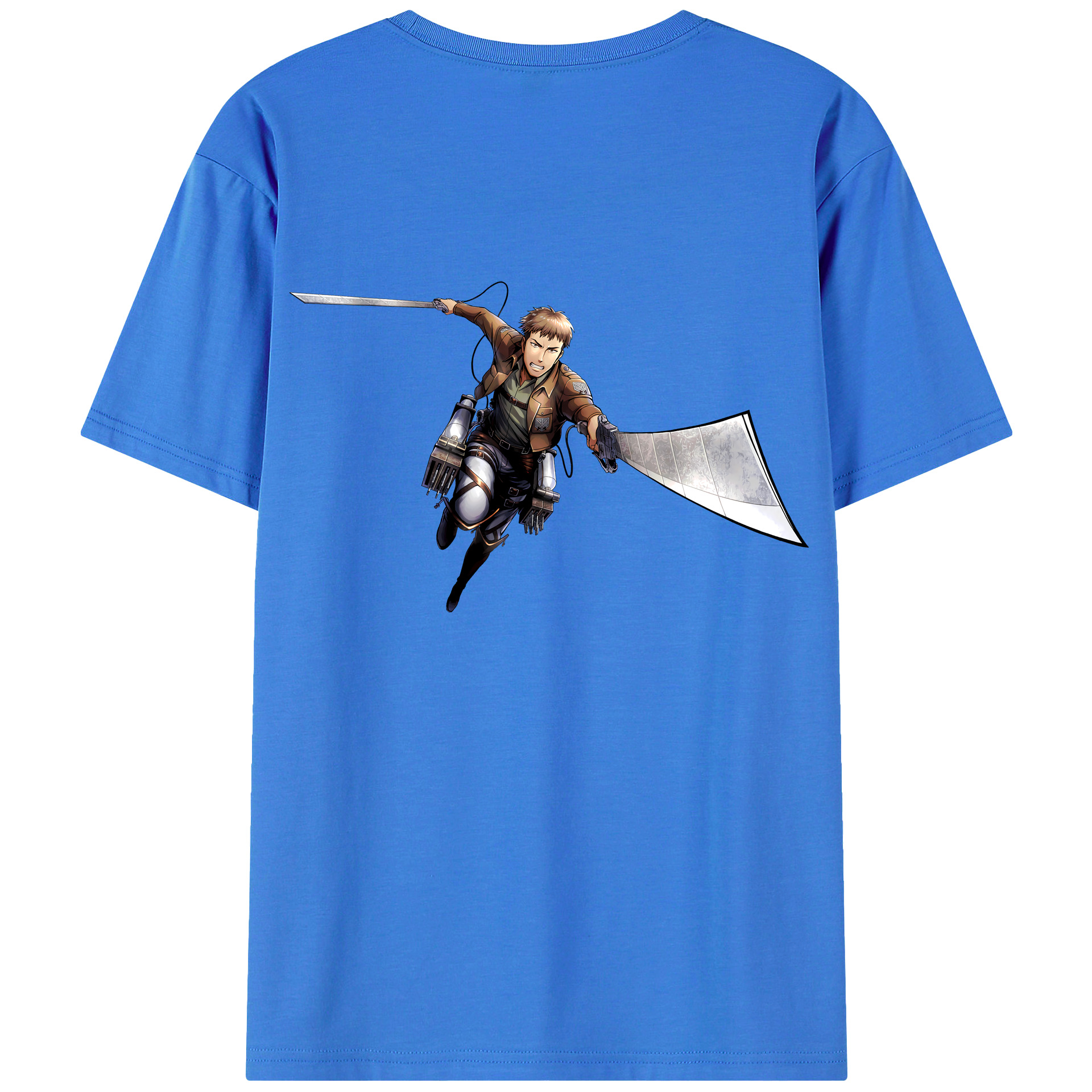 （画像用） 進撃の巨人 Attack on Titan 綿100％半袖Tシャツ（背面プリント）