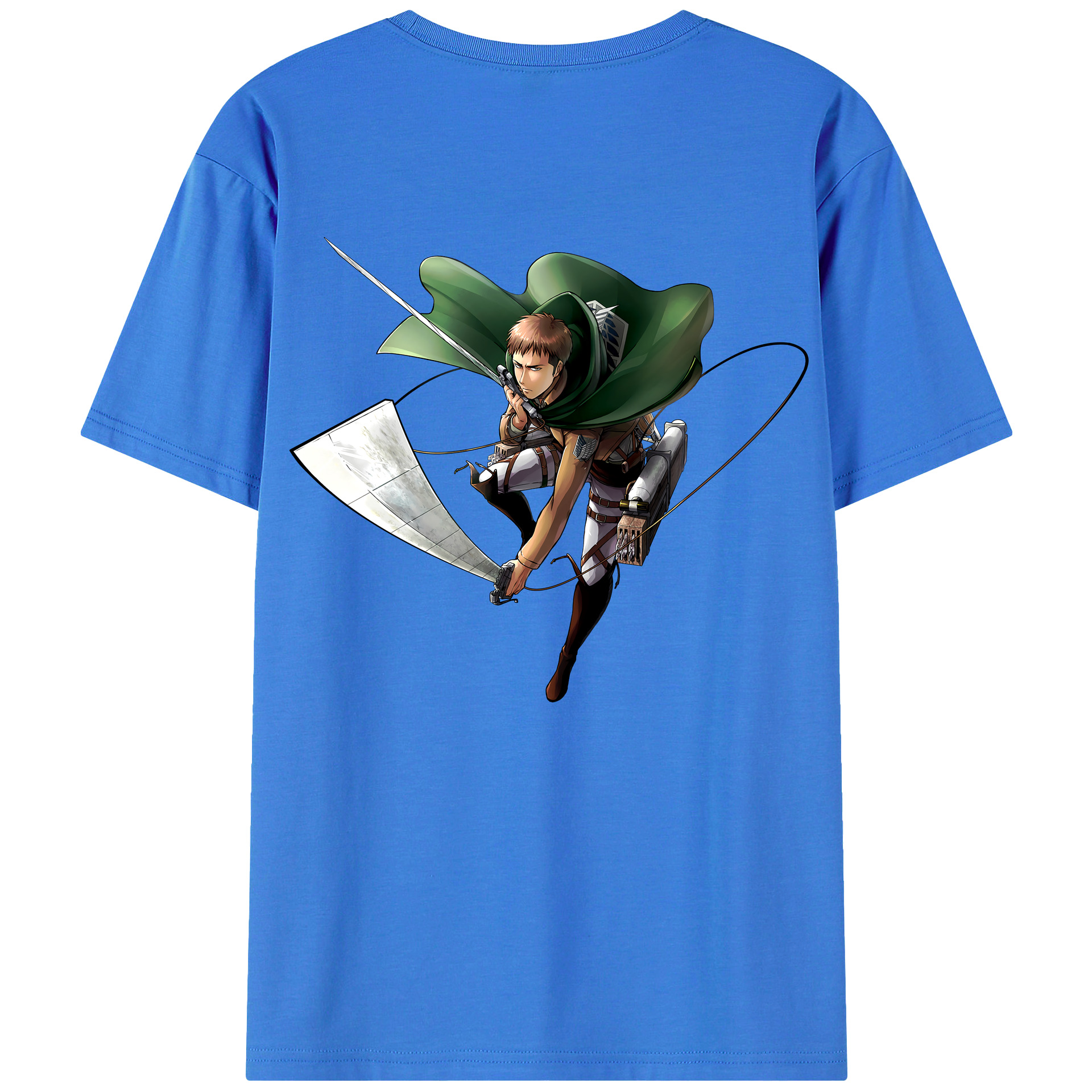 （画像用） 進撃の巨人 Attack on Titan 綿100％半袖Tシャツ（背面プリント）