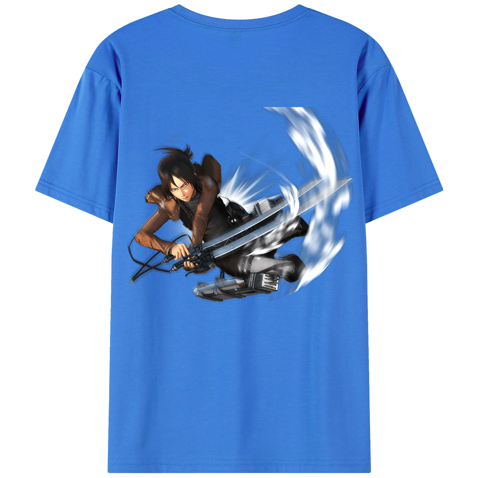 （画像用） 進撃の巨人 Attack on Titan 綿100％半袖Tシャツ（背面プリント）