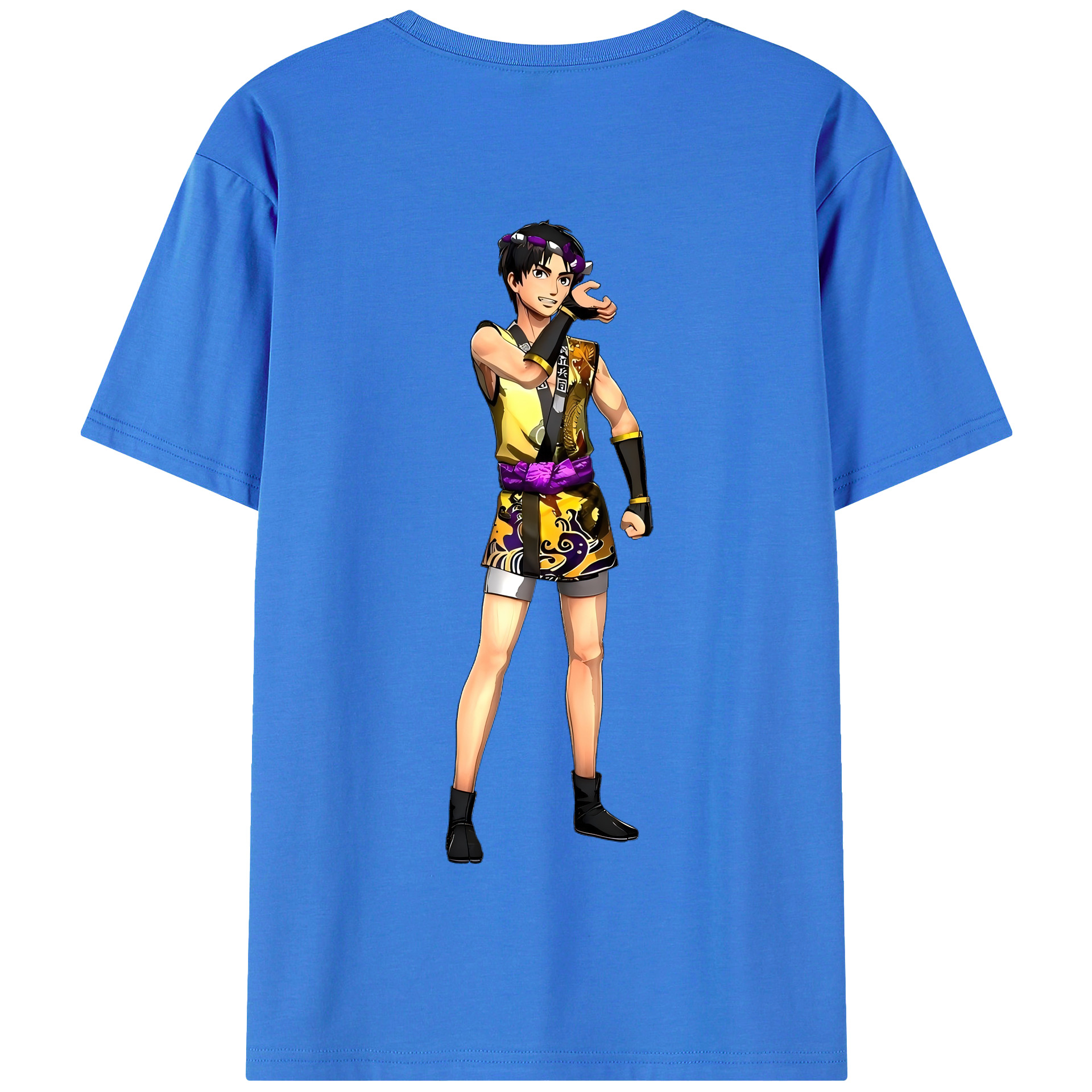 （画像用） 進撃の巨人 リヴァイ·アッカーマン Attack on Titan Levi Ackerman 綿100％半袖Tシャツ（背面プリント）