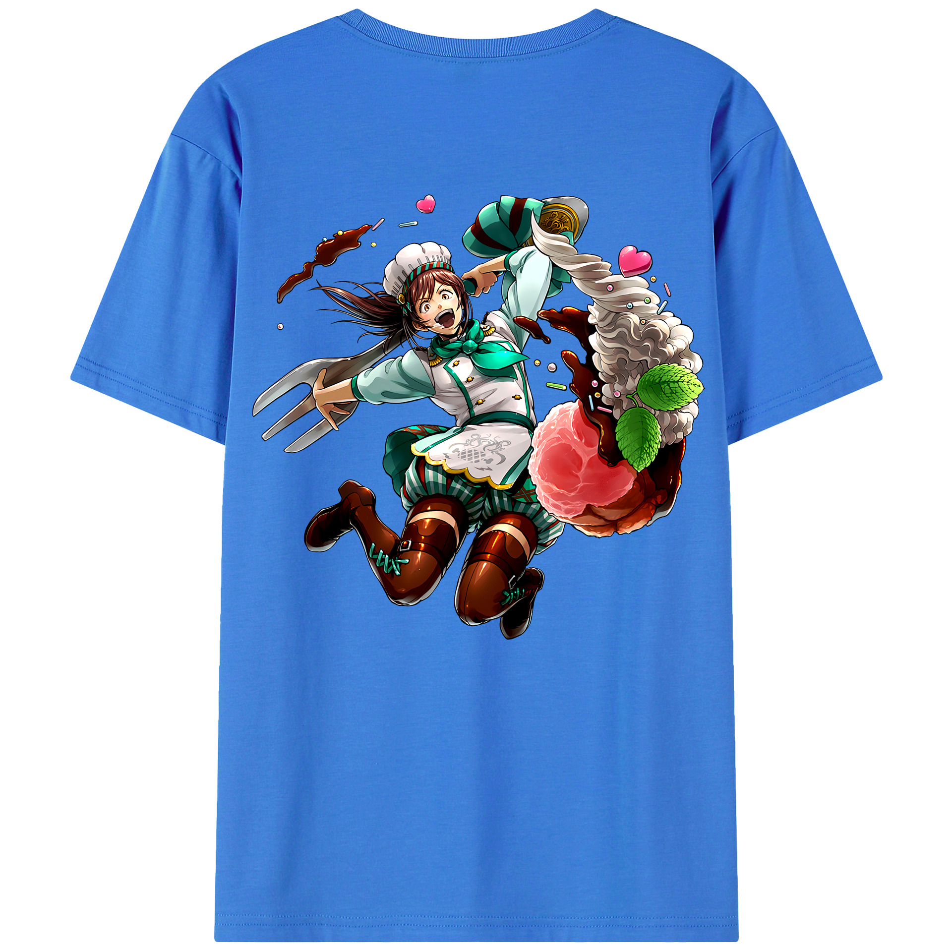 （画像用） 進撃の巨人 サシャ·ブラウス Attack on Titan Sasha Blaus 綿100％半袖Tシャツ（背面プリント）