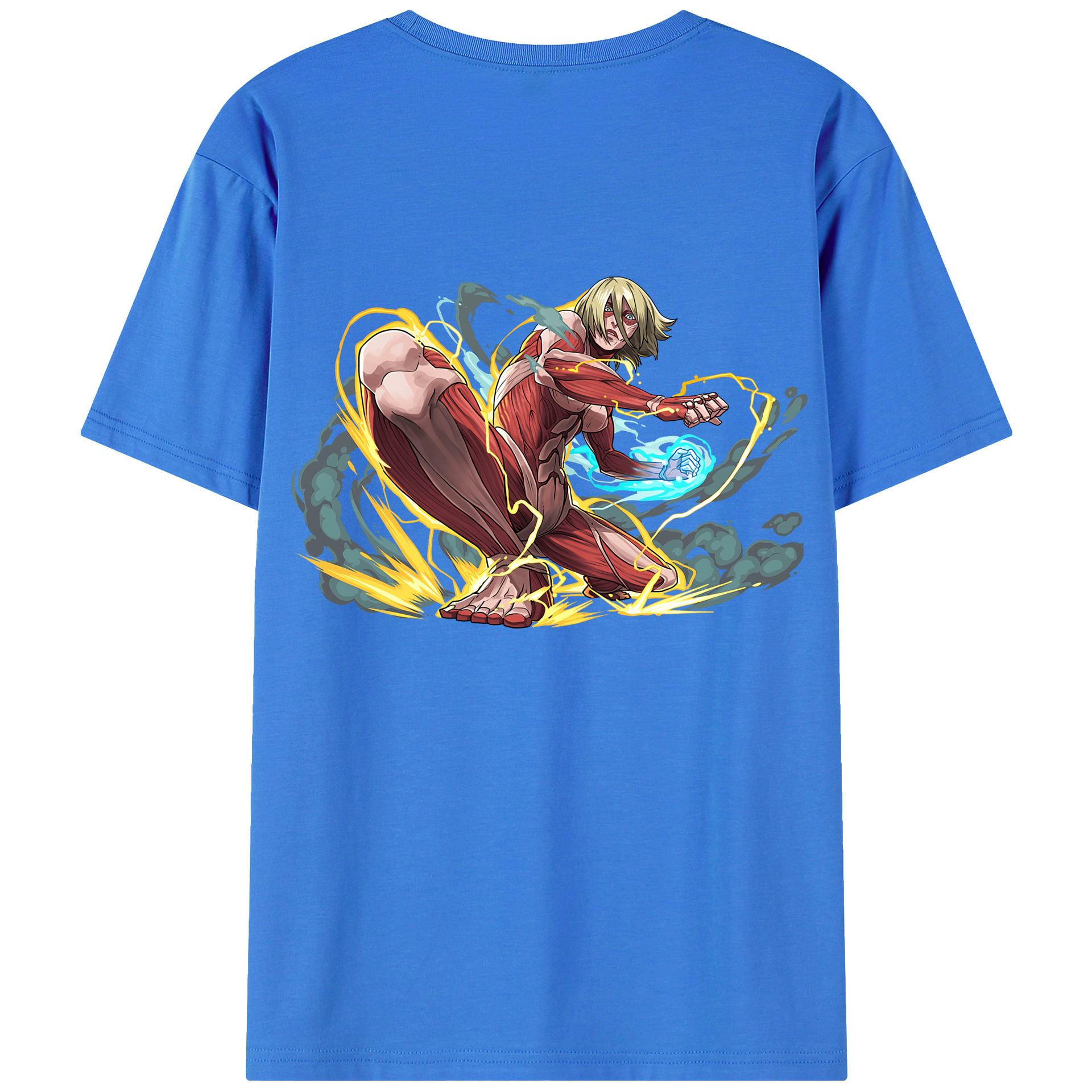 （画像用） 進撃の巨人 Attack on Titan 綿100％半袖Tシャツ（背面プリント）