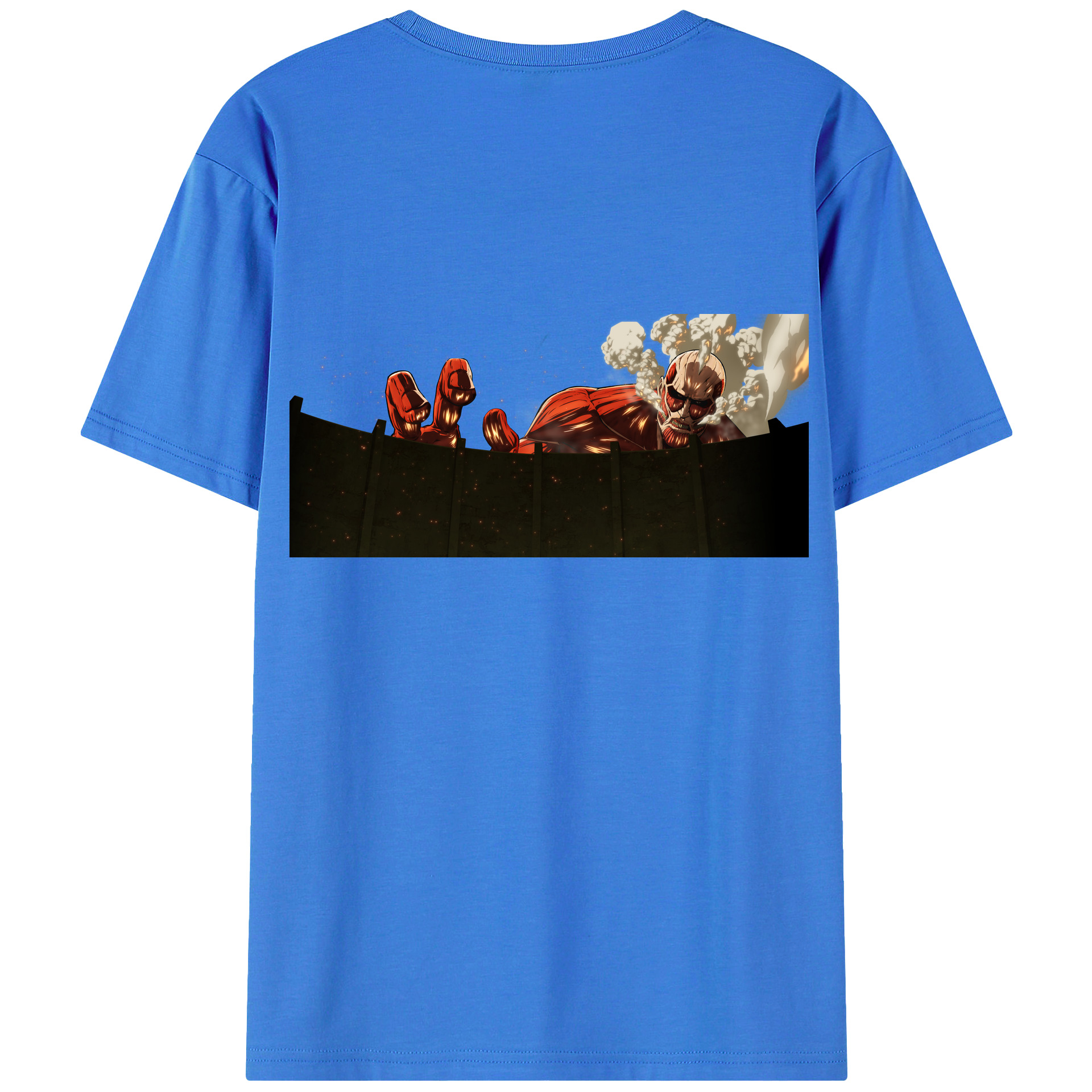 （画像用） 進撃の巨人 Attack on Titan 綿100％半袖Tシャツ（背面プリント）