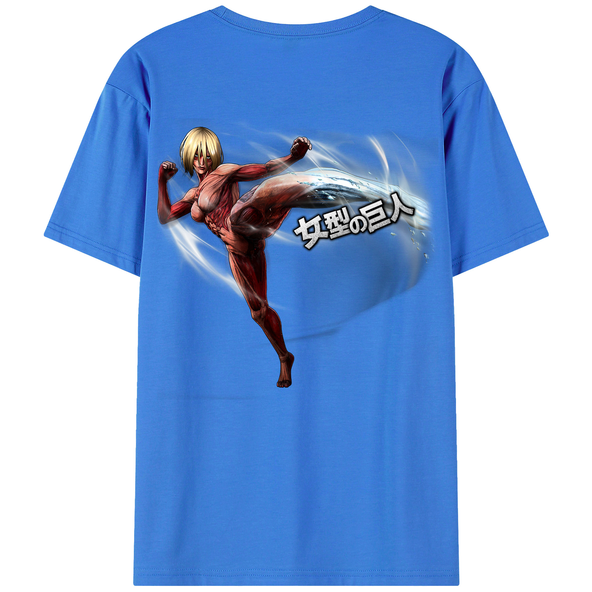 （画像用） 進撃の巨人 Attack on Titan 綿100％半袖Tシャツ（背面プリント）