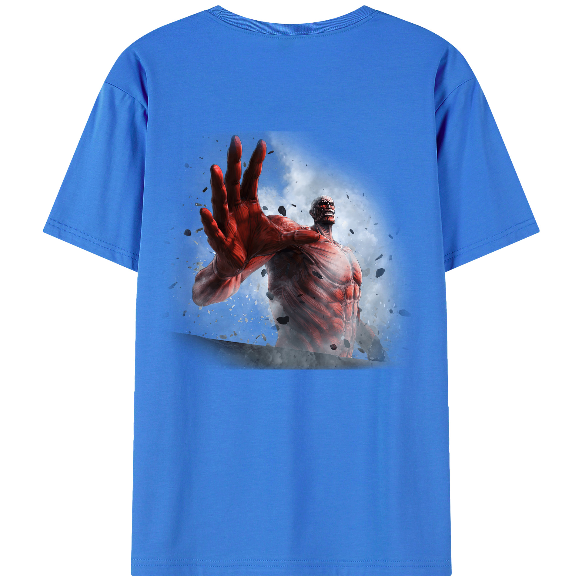 （画像用） 進撃の巨人 Attack on Titan 綿100％半袖Tシャツ（背面プリント）