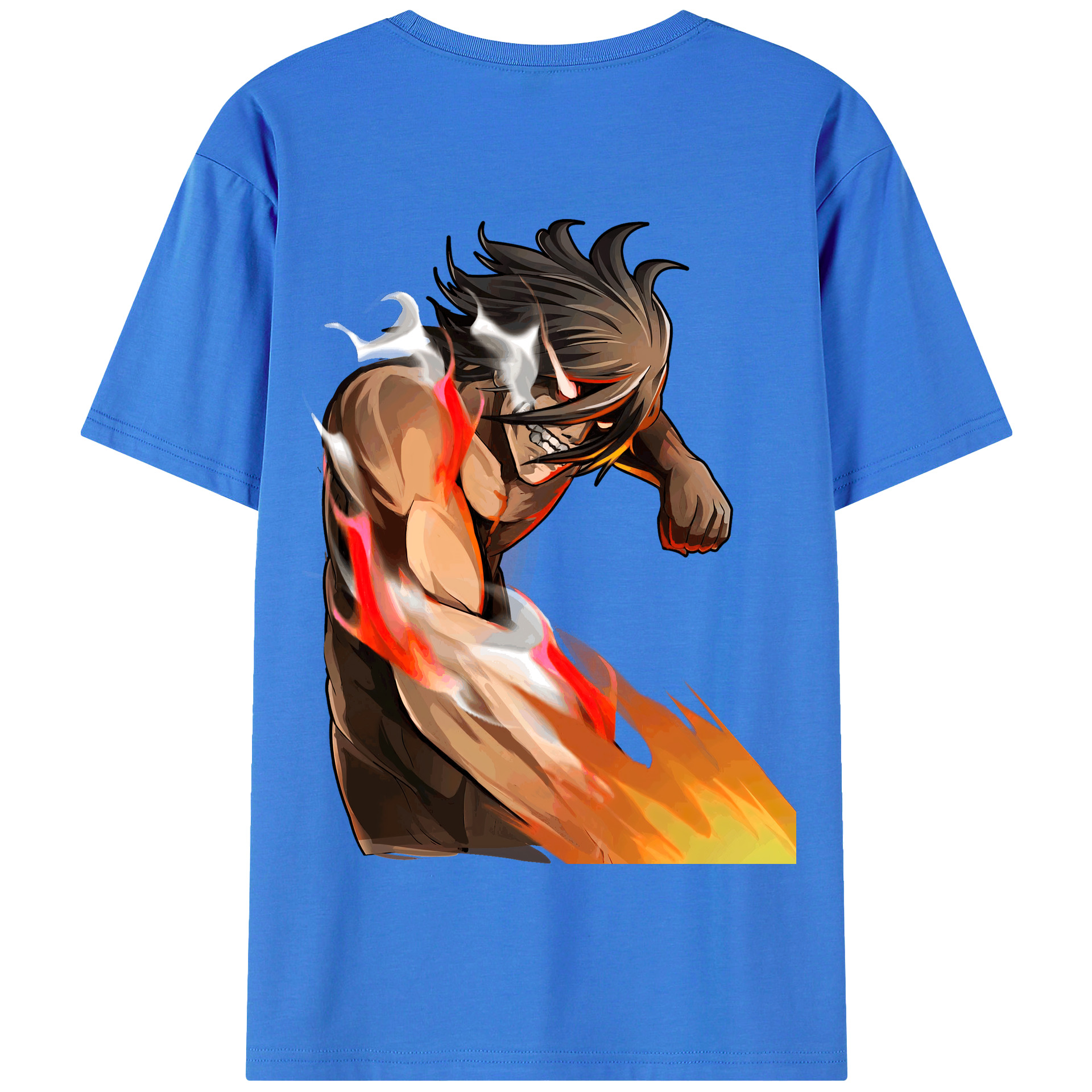 （画像用） 進撃の巨人 Attack on Titan 綿100％半袖Tシャツ（背面プリント）