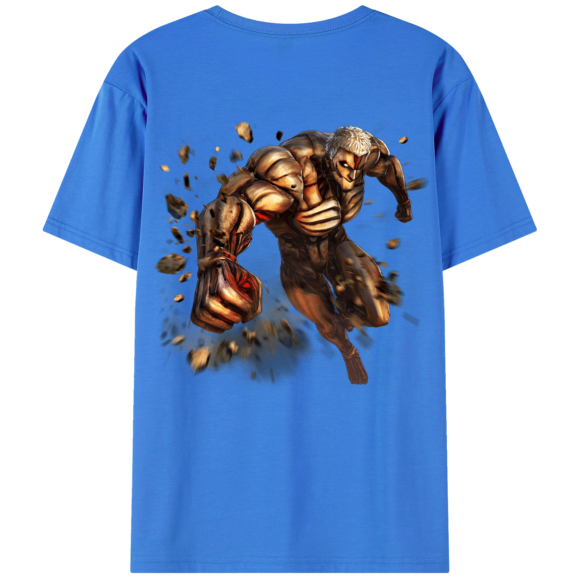 （画像用） 進撃の巨人 Attack on Titan 綿100％半袖Tシャツ（背面プリント）