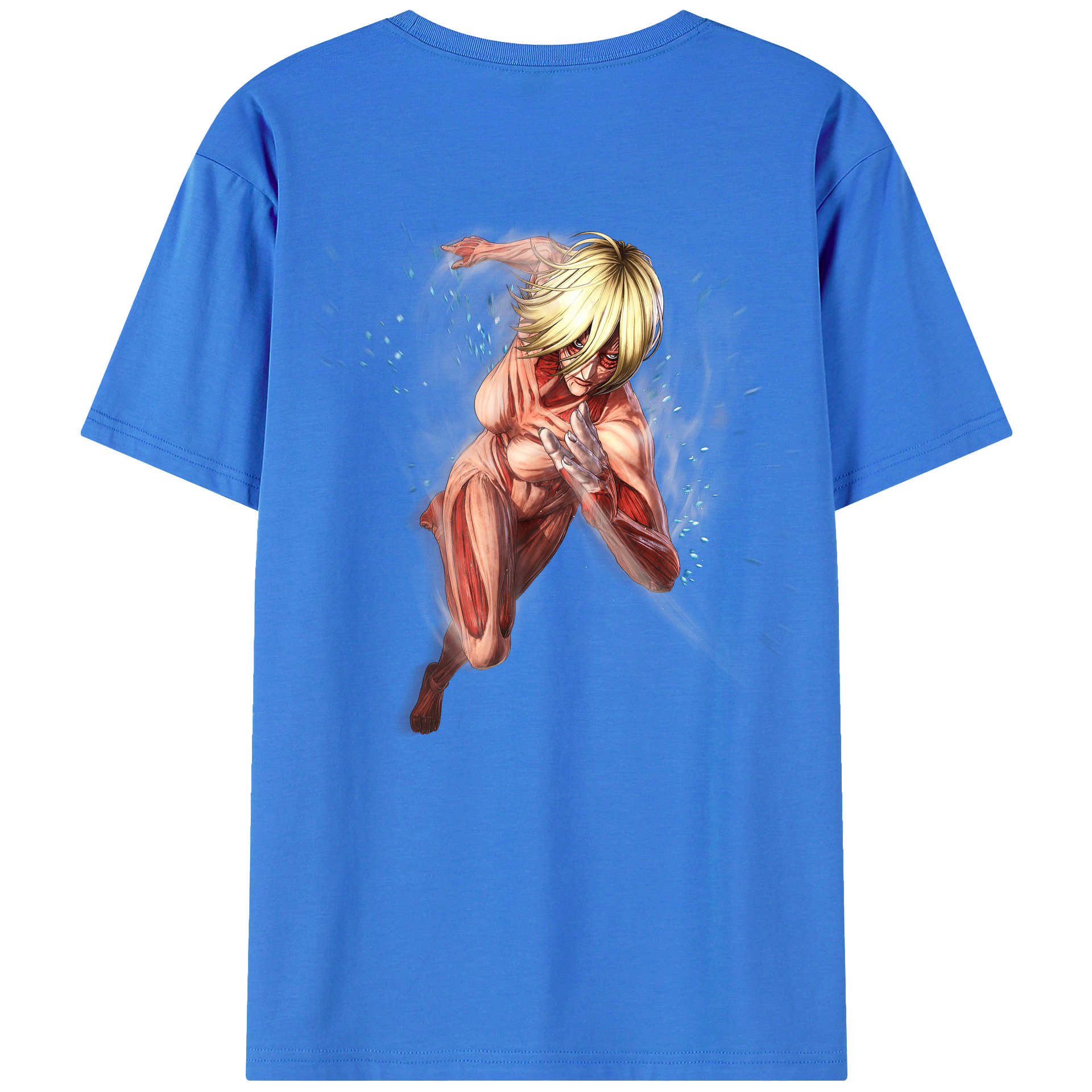 （画像用） 進撃の巨人 Attack on Titan 綿100％半袖Tシャツ（背面プリント）