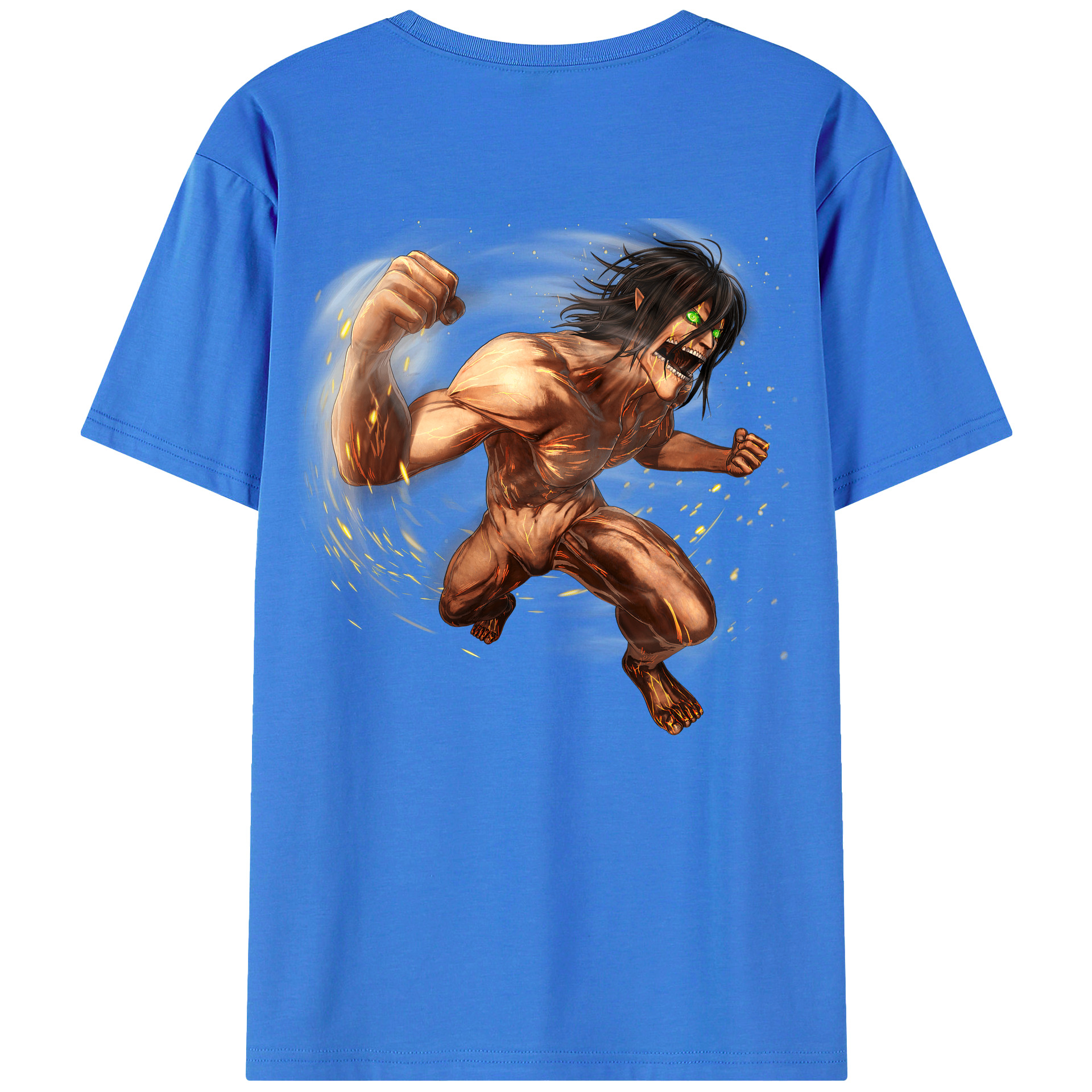 （画像用） 進撃の巨人 Attack on Titan 綿100％半袖Tシャツ（背面プリント）
