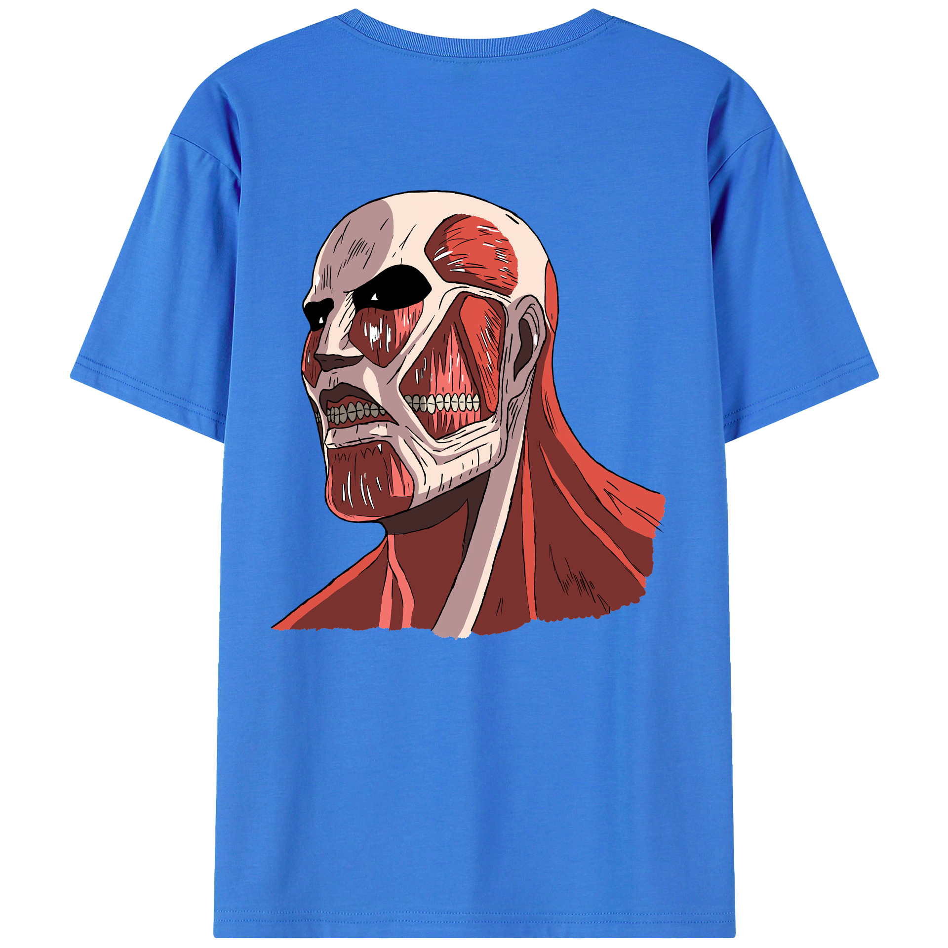 （画像用） 進撃の巨人 Attack on Titan 綿100％半袖Tシャツ（背面プリント）