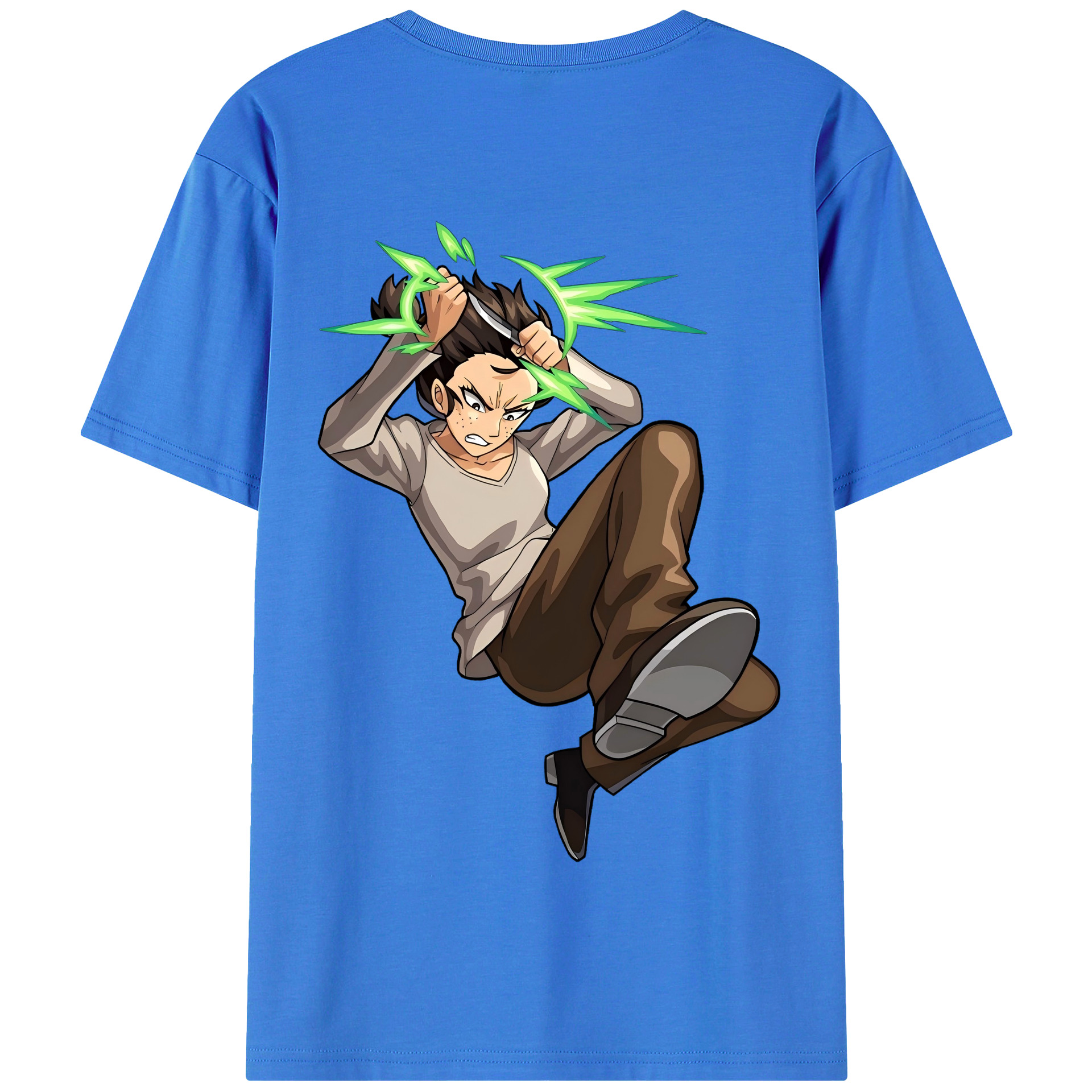 （画像用） 進撃の巨人 Attack on Titan 綿100％半袖Tシャツ（背面プリント）