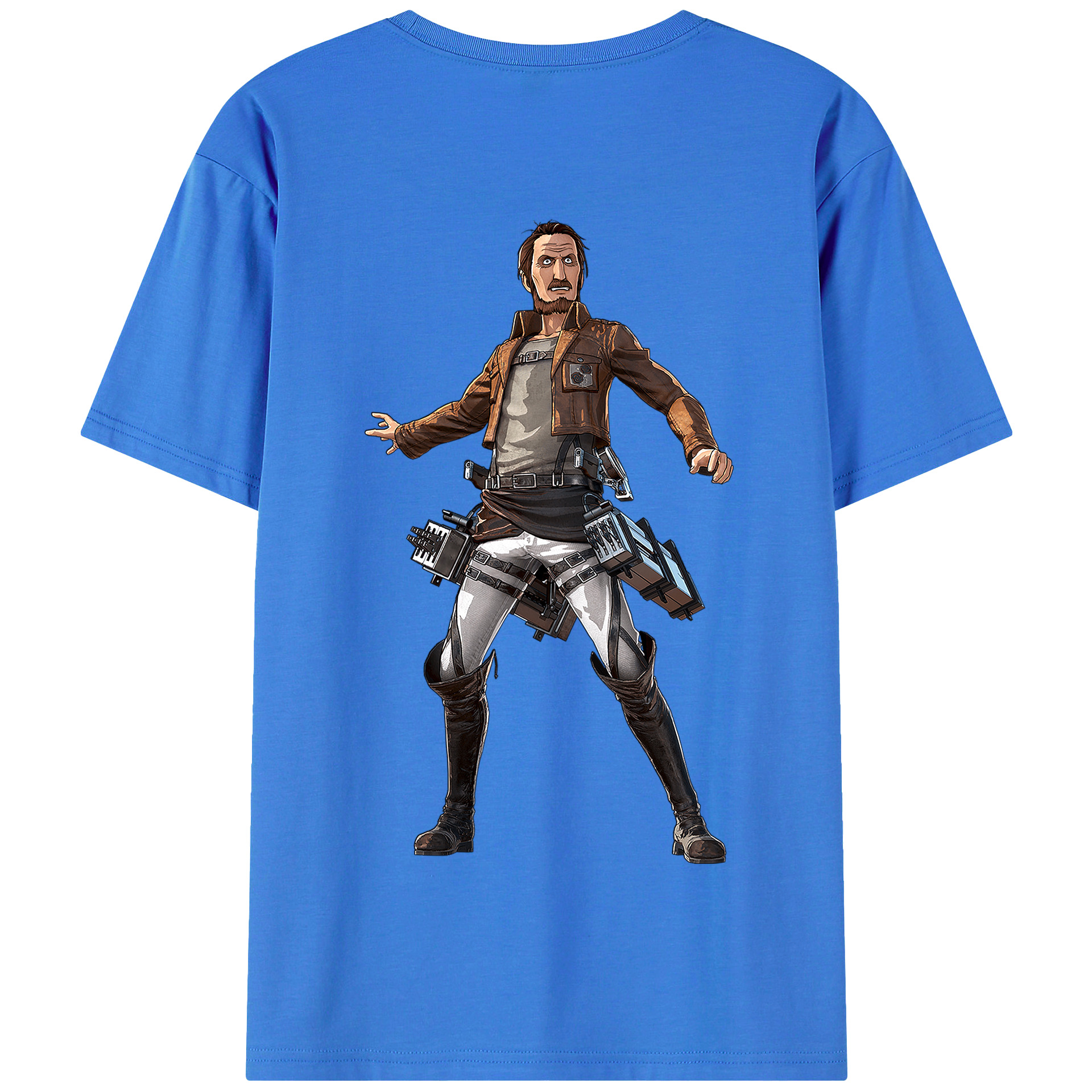 （画像用） 進撃の巨人 Attack on Titan 綿100％半袖Tシャツ（背面プリント）