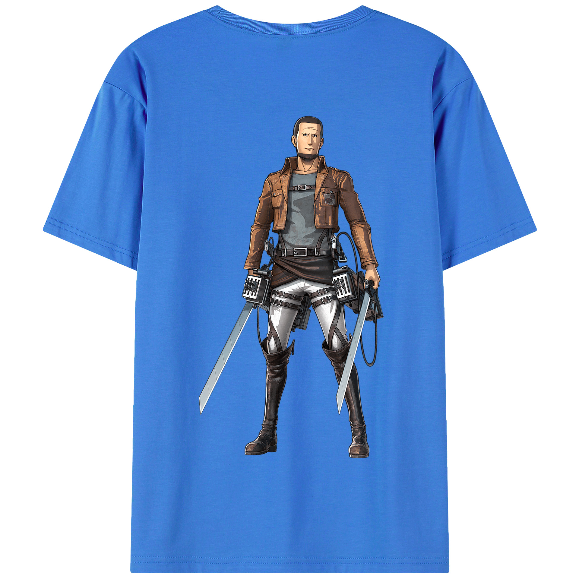 （画像用） 進撃の巨人 Attack on Titan 綿100％半袖Tシャツ（背面プリント）