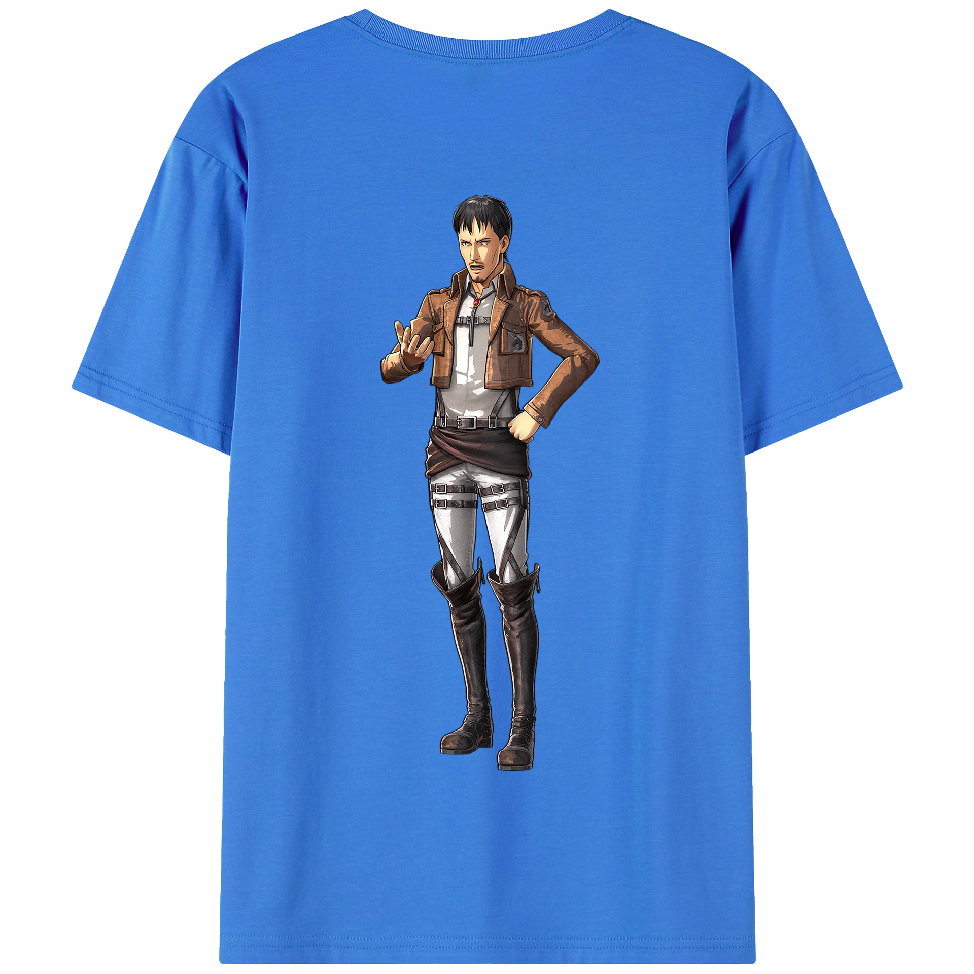（画像用） 進撃の巨人 Attack on Titan 綿100％半袖Tシャツ（背面プリント）