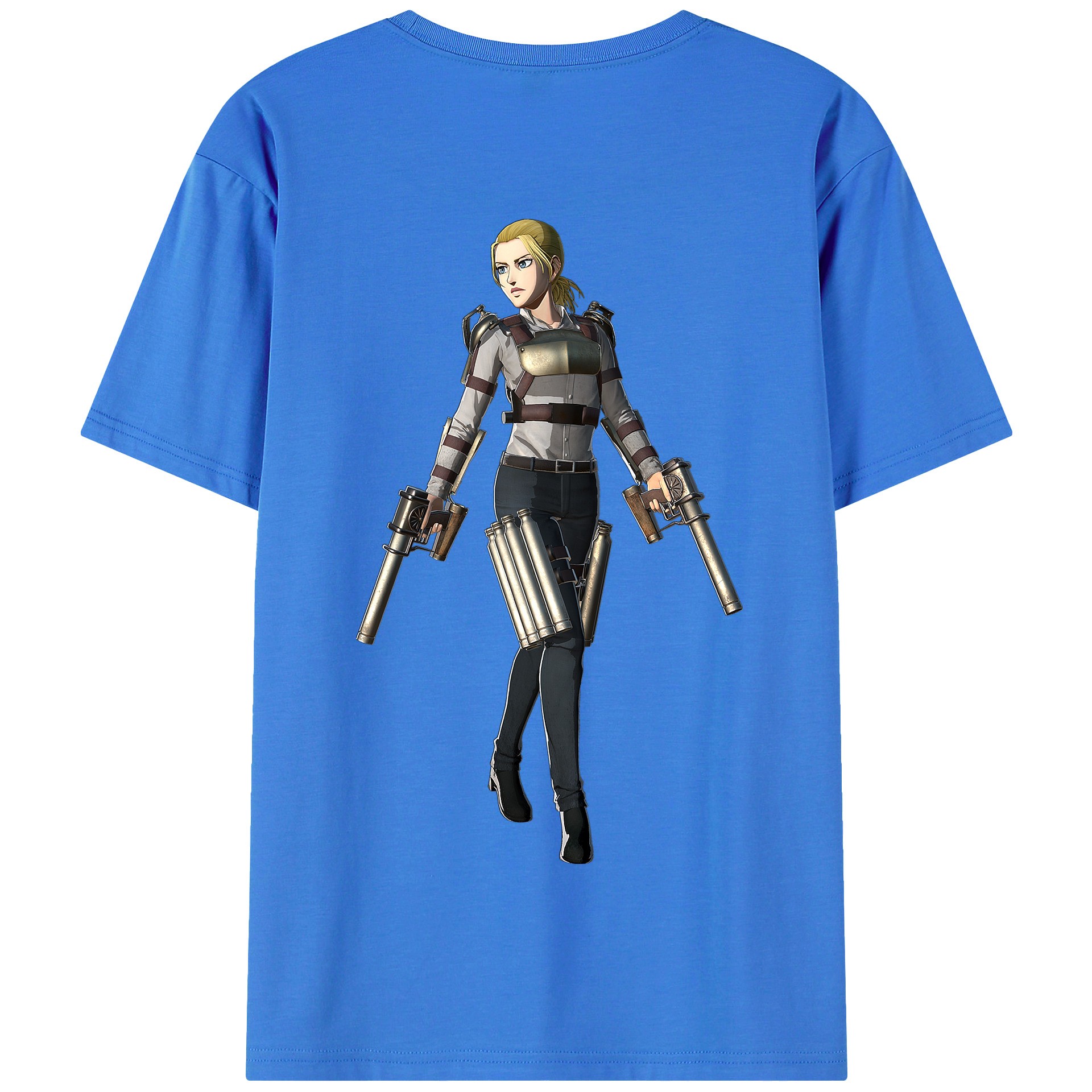 （画像用） 進撃の巨人 Attack on Titan 綿100％半袖Tシャツ（背面プリント）